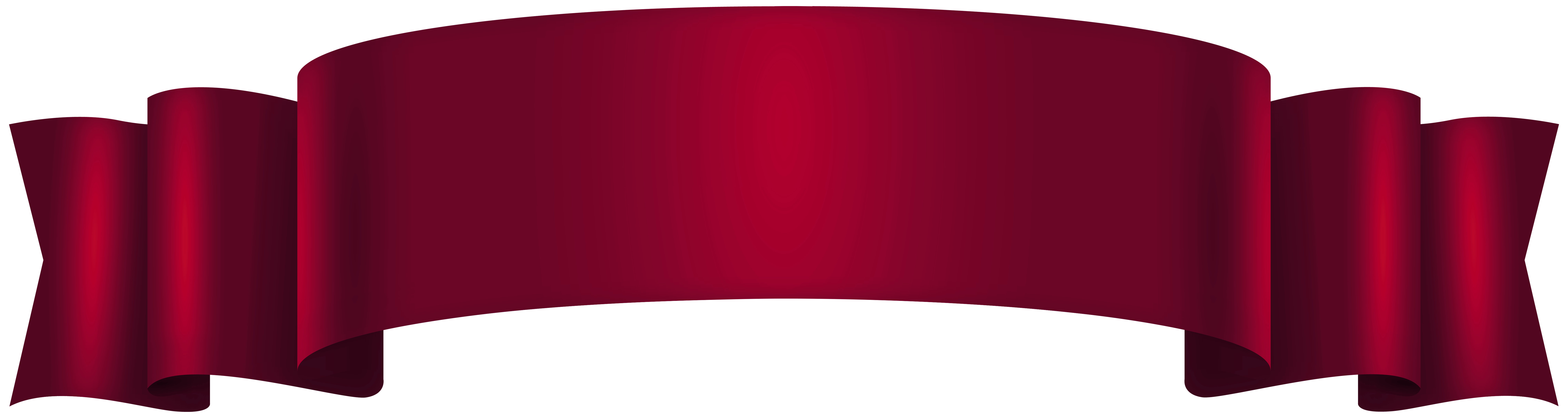 Dark Red Classic Banner Transparent Clipart​ Gallery Yopriceville