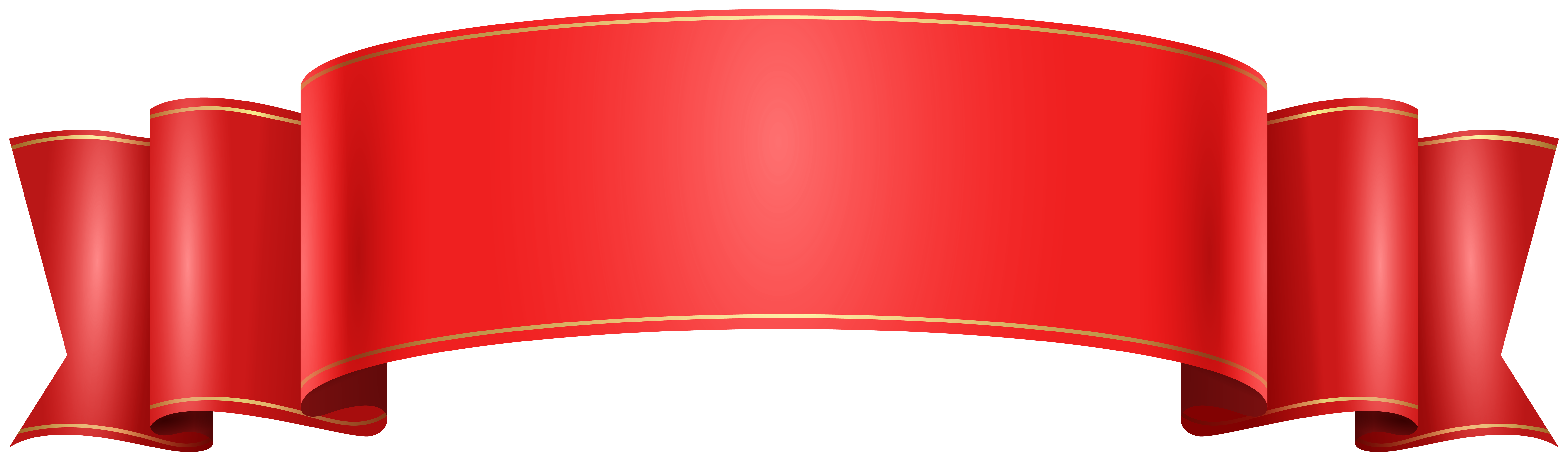 red scroll banner