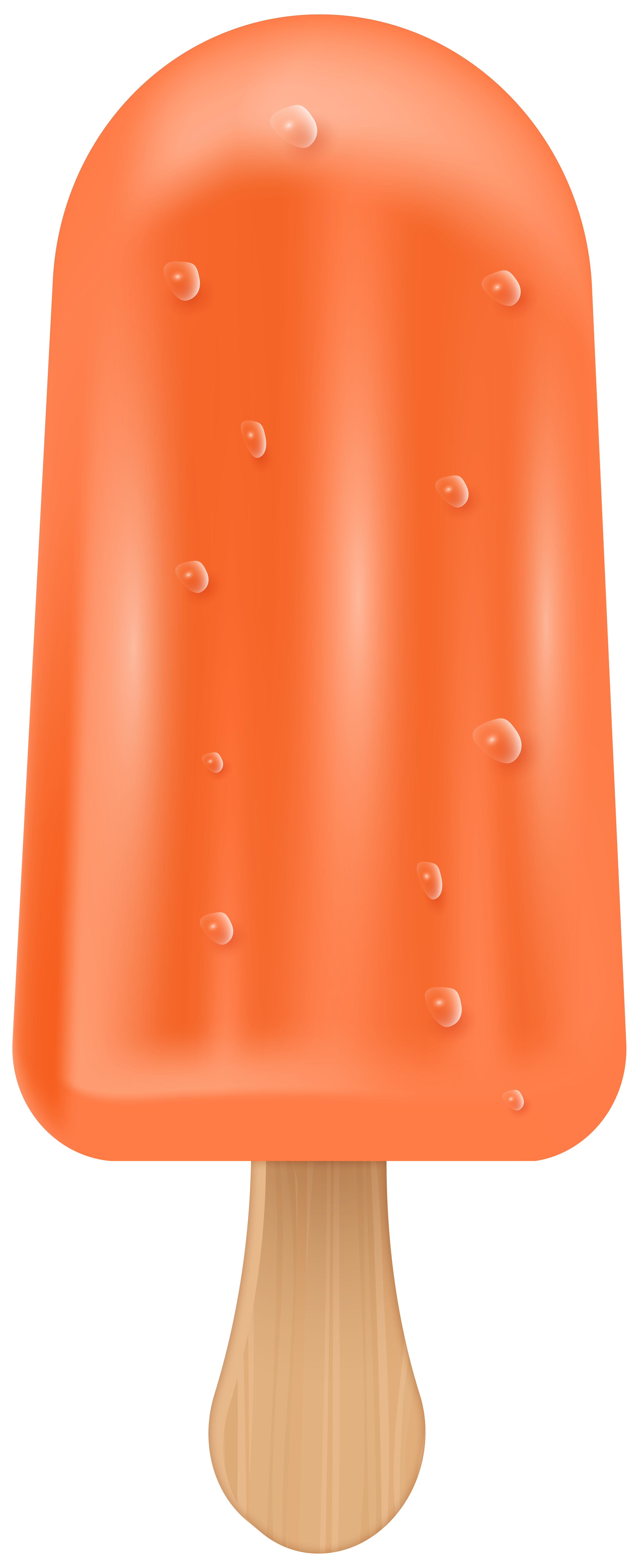 Orange Popsicle Ice Cream PNG Transparent Clipart​ | Gallery Yopriceville -  High-Quality Free Images and Transparent PNG Clipart