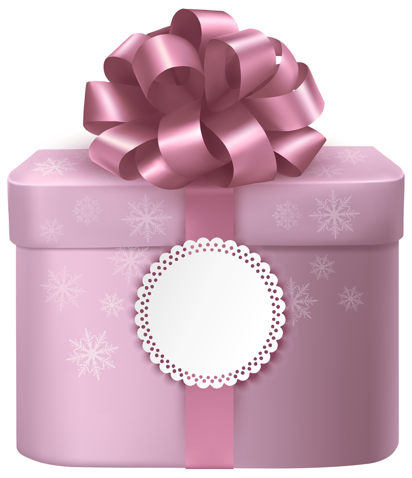 Cute Pink Gift Box Transparent PNG Clip Art Image