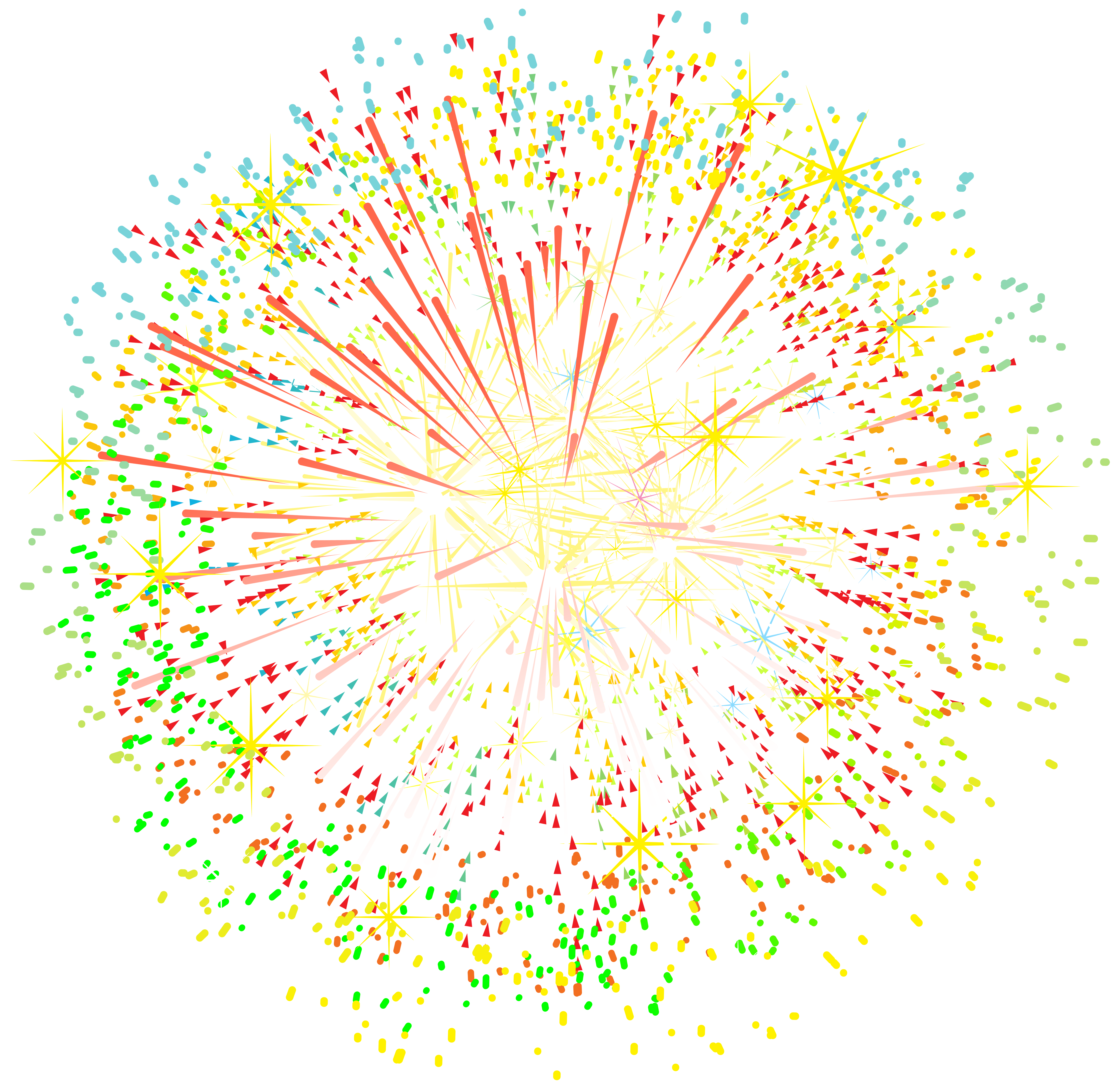 fireworks png transparency