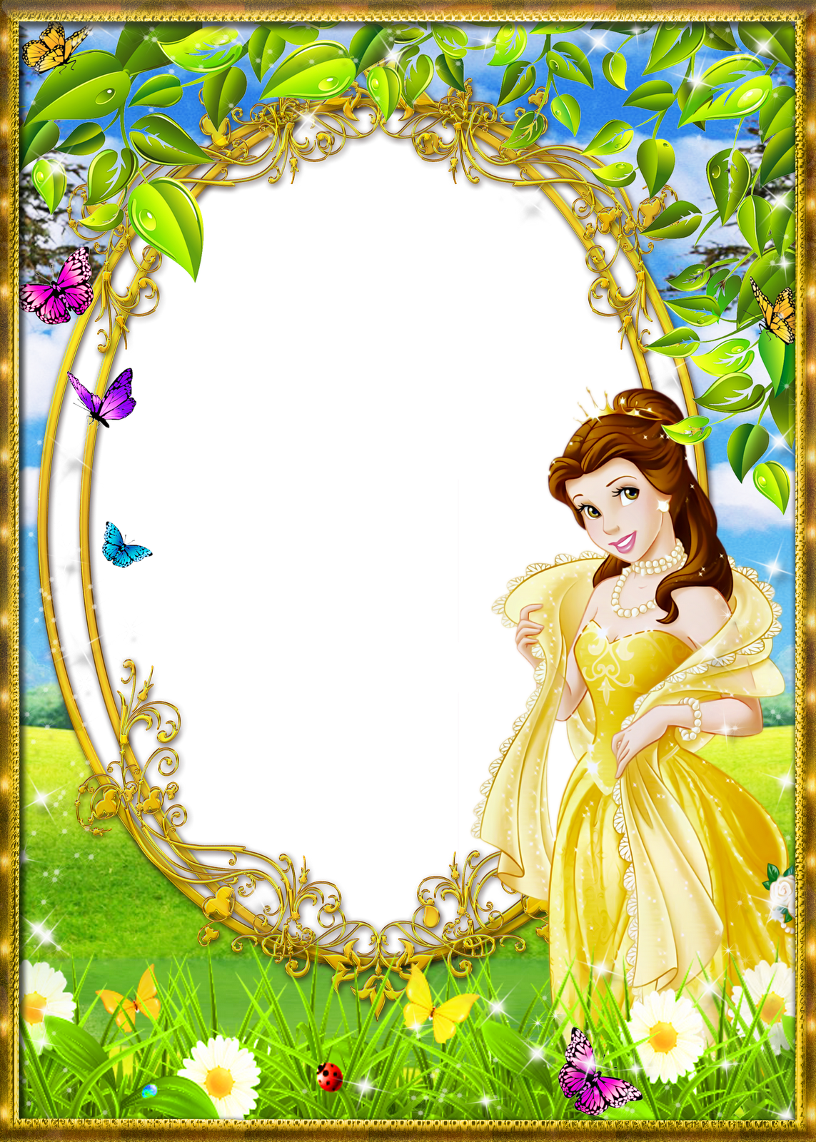 disney princess page border