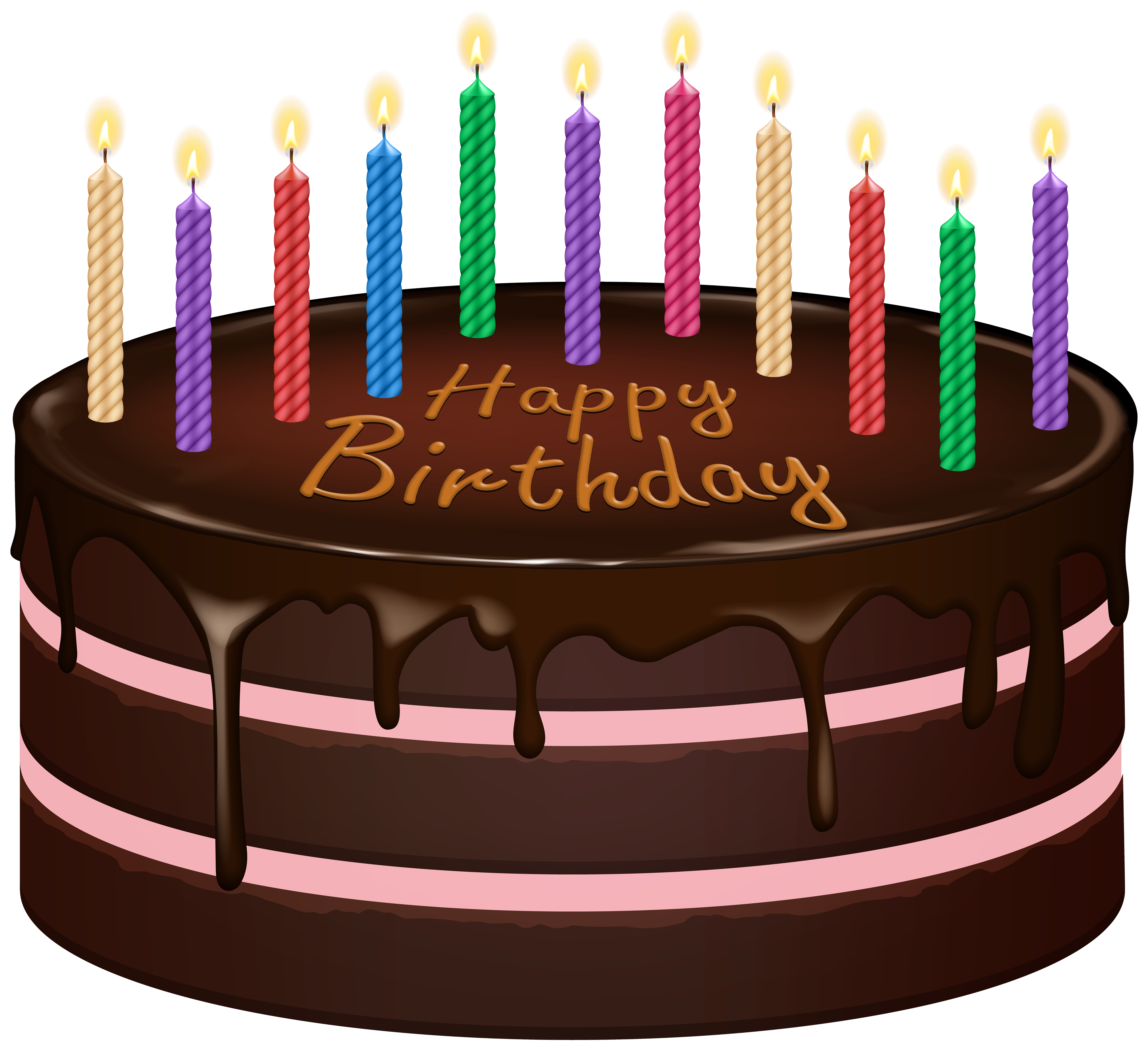 Happy Birthday Cake PNG Transparent Clipart​ | Gallery Yopriceville -  High-Quality Free Images and Transparent PNG Clipart