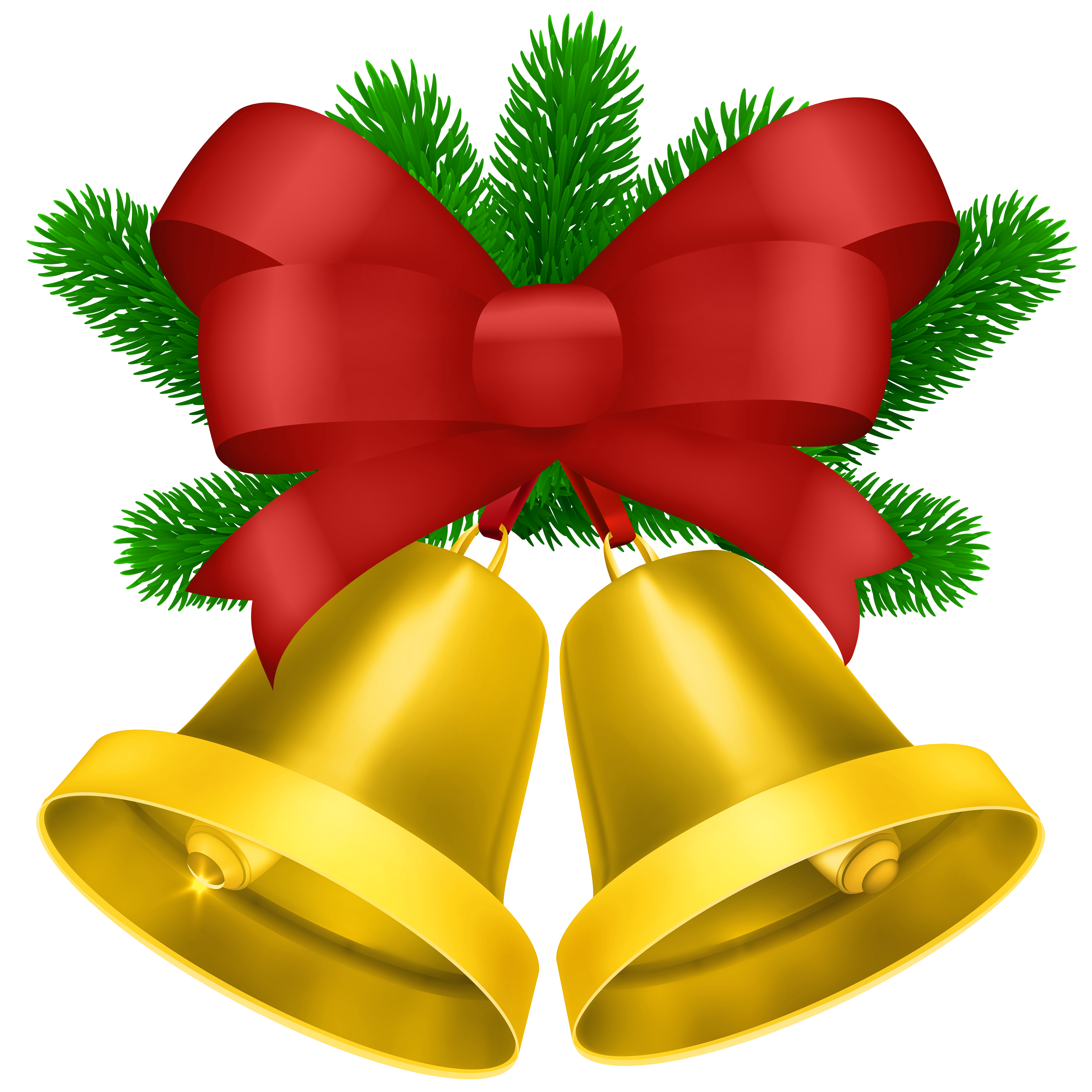 Christmas bell PNG transparent image download, size: 2700x2333px