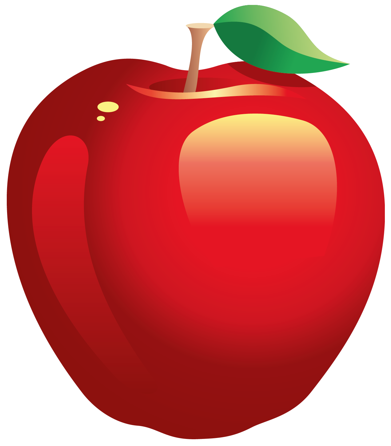 Large Painted Red Apple PNG Clipart​  Gallery Yopriceville - High-Quality  Free Images and Transparent PNG Clipart