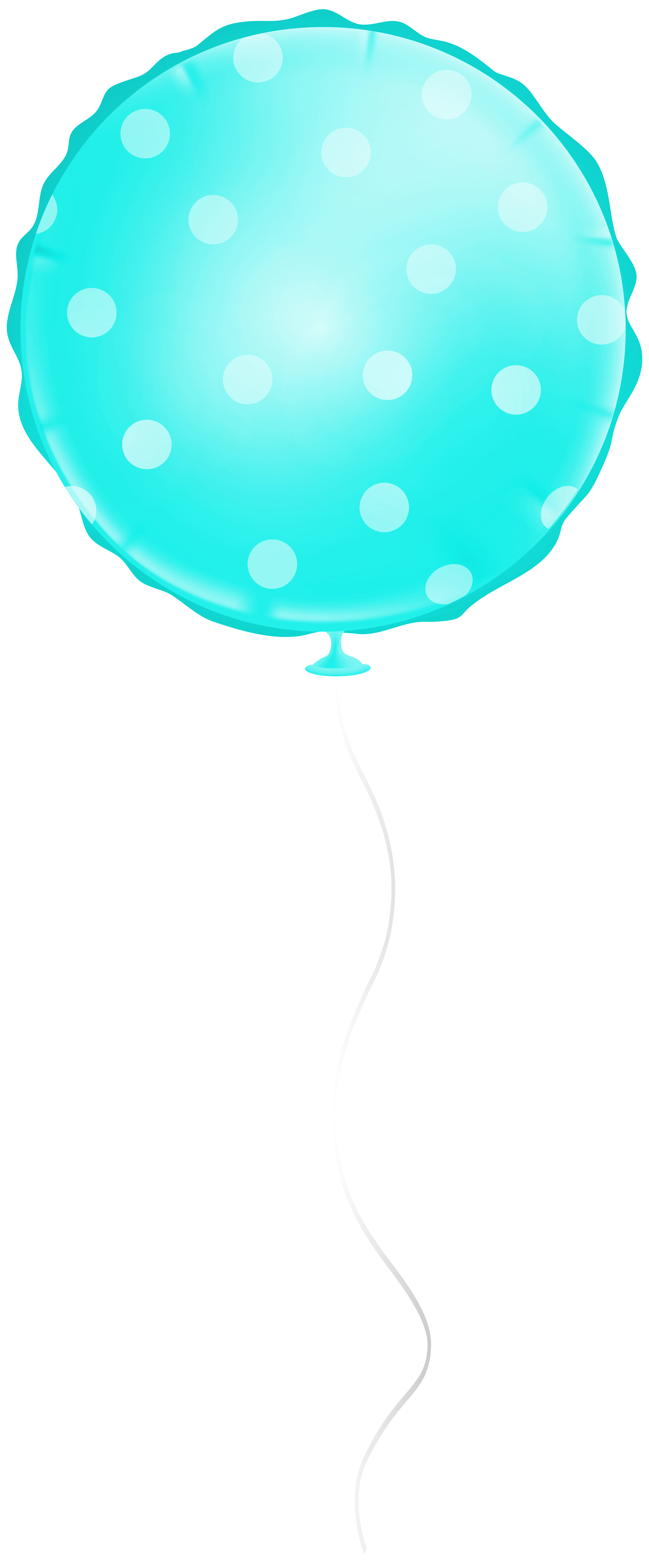 Balloon Round Blue PNG Clipart​