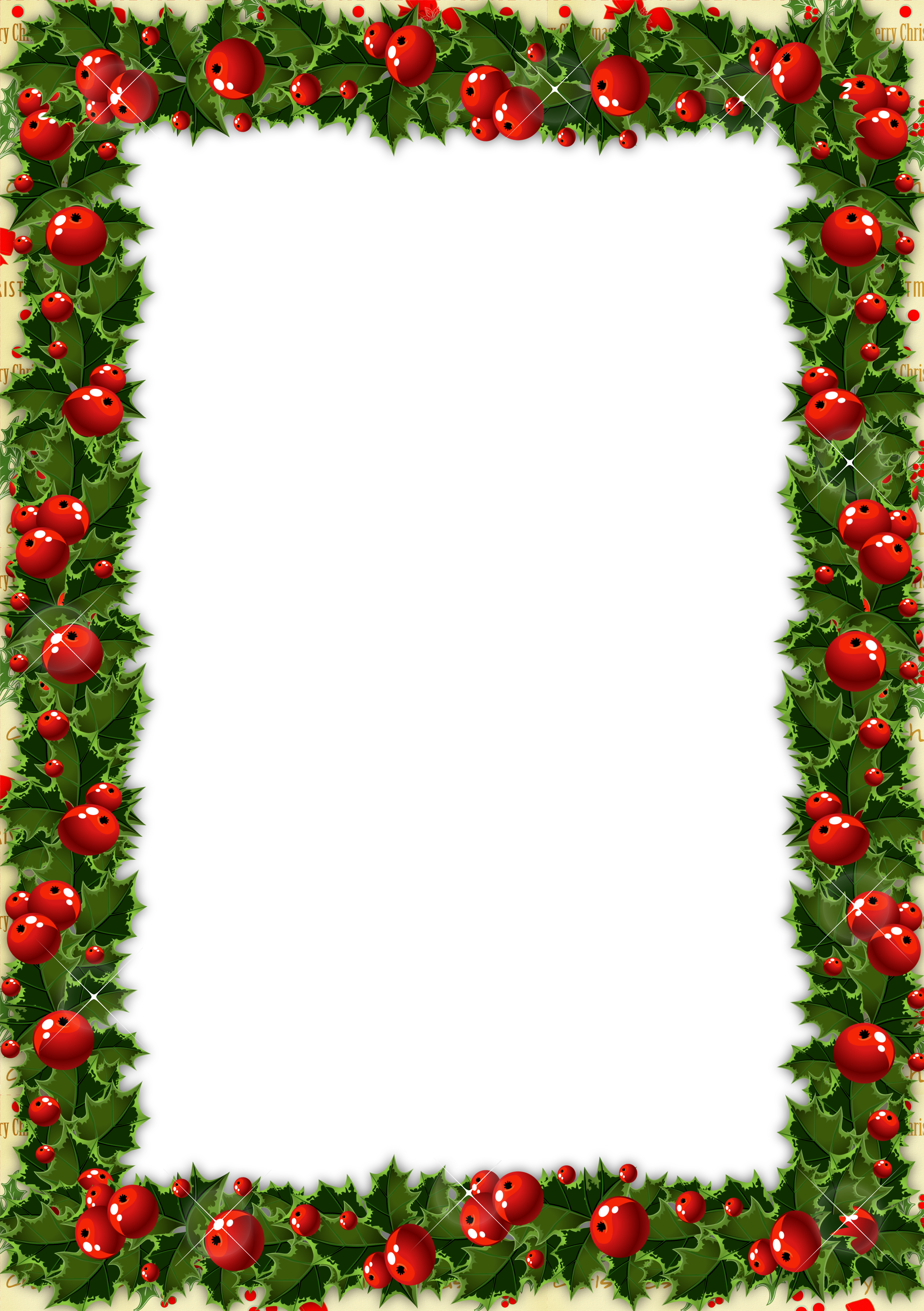 mistletoe frame clipart school