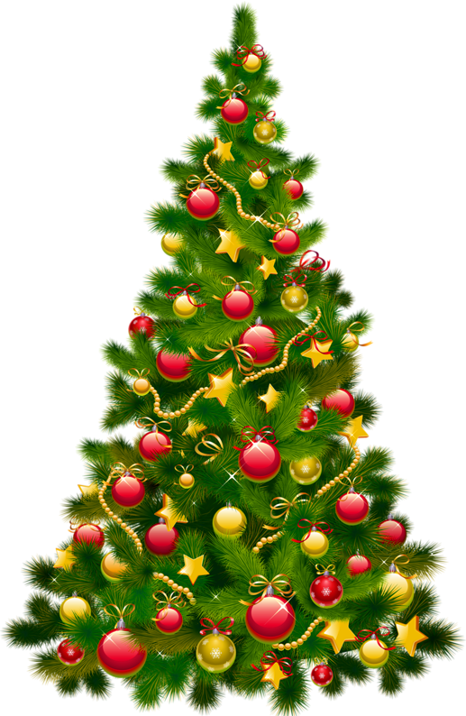 transparent christmas tree pixel