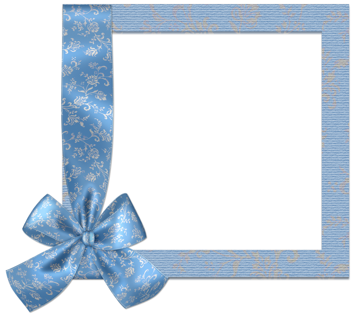 cute blue border png