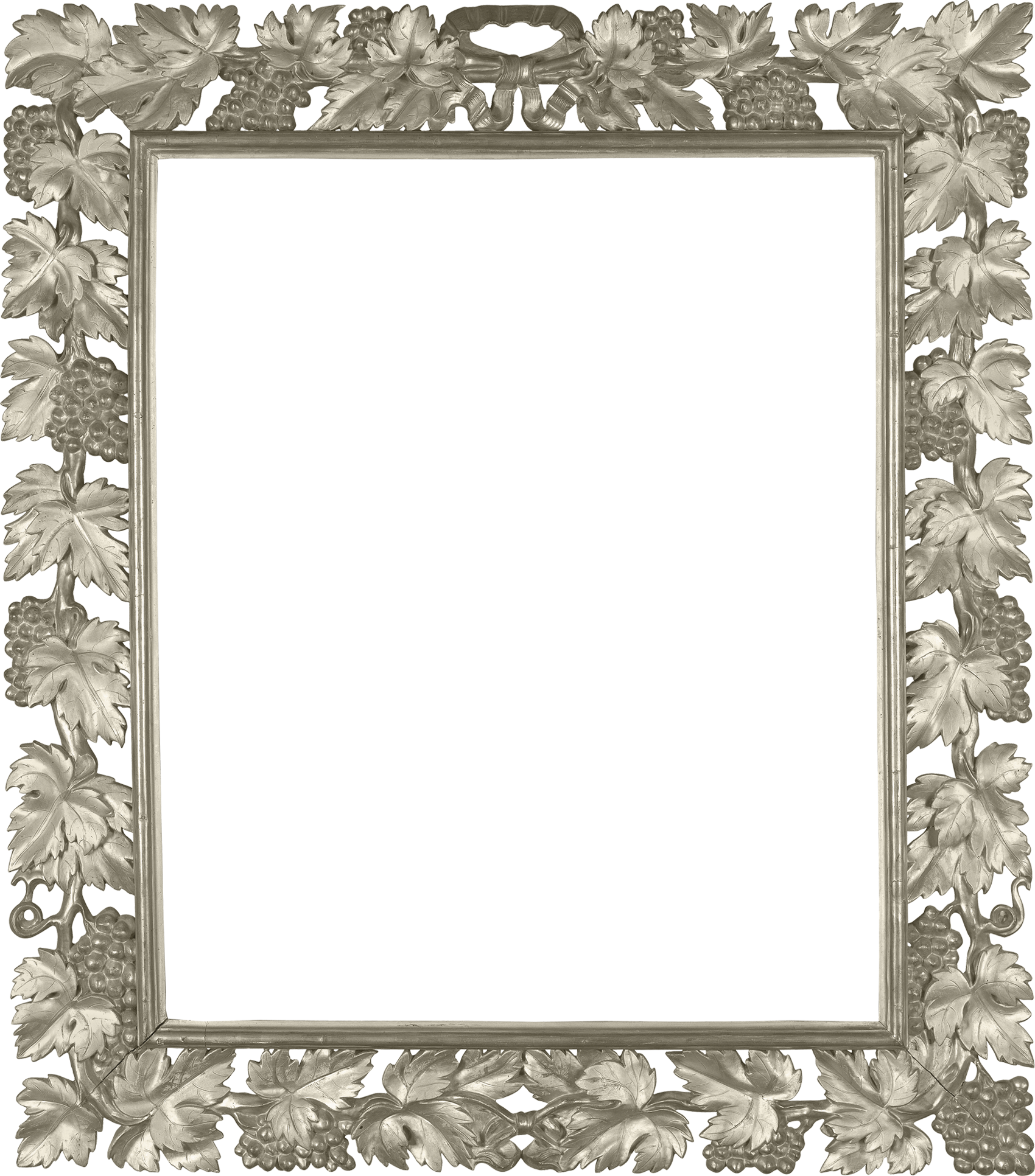 White Picture Frame PNG Clip Art Image​, Gallery Yopriceville -  High-Quality Images and Transparent PNG Free…