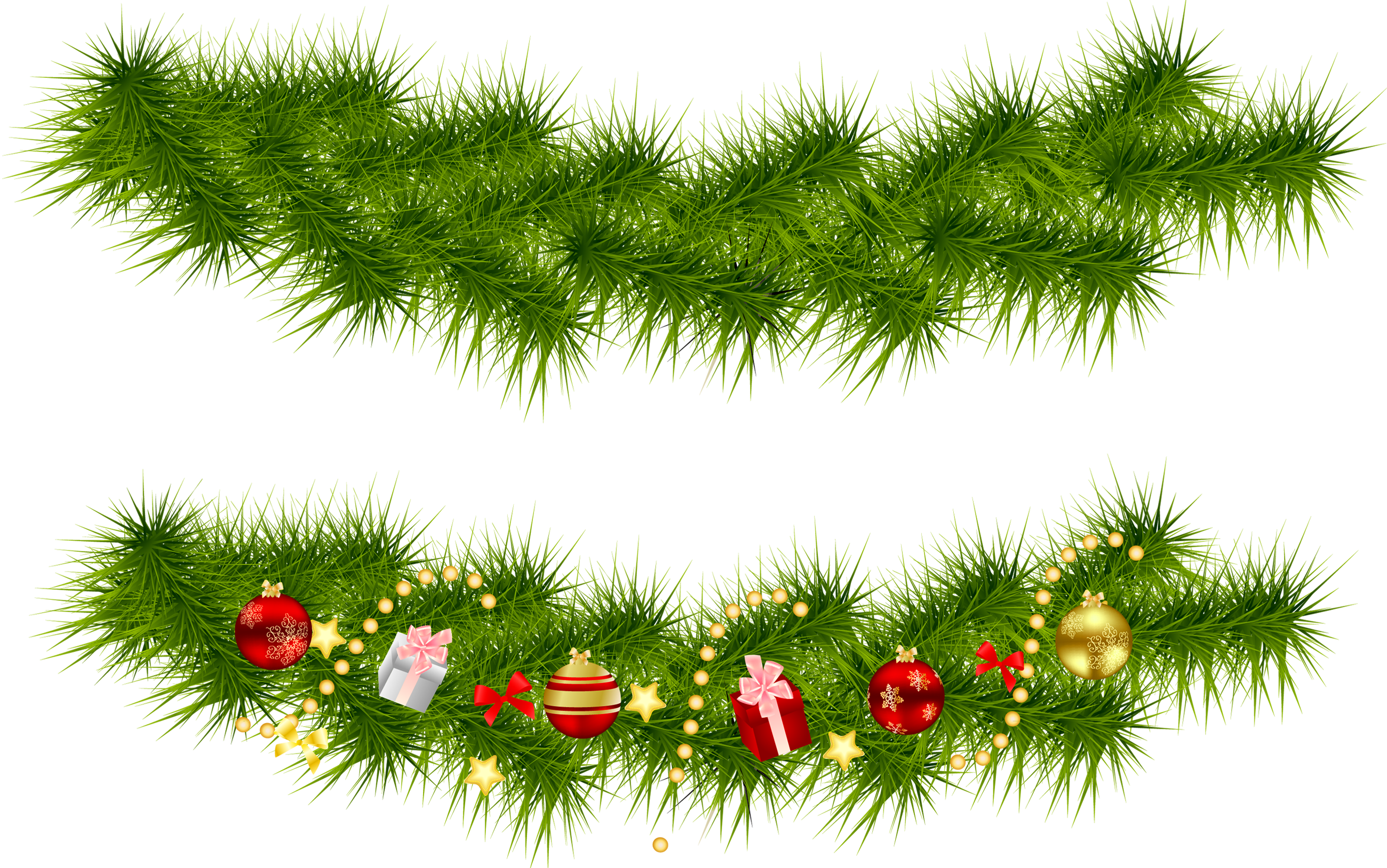 christmas garland transparent