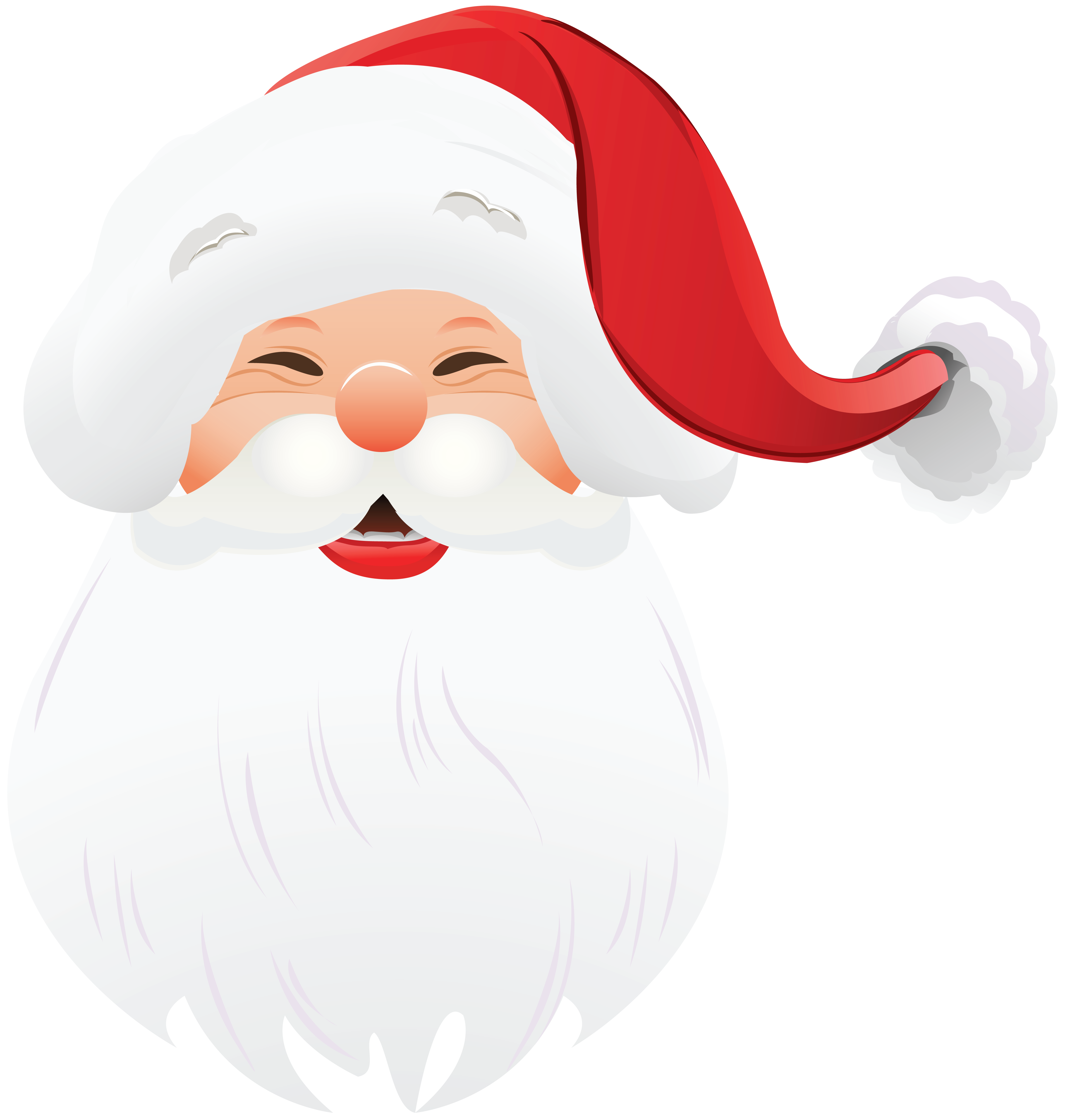 clip art santa face