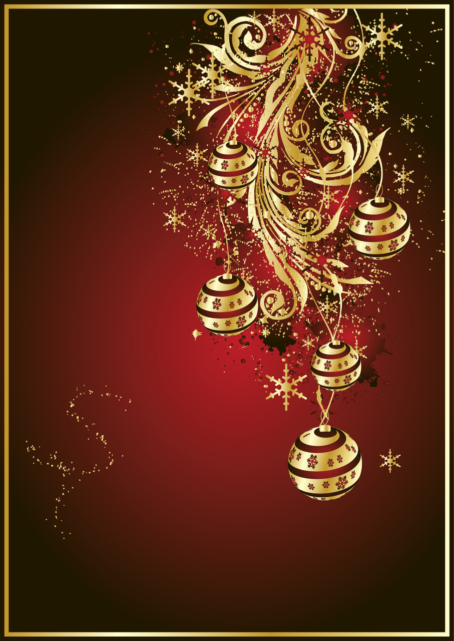 red and gold christmas backgrounds