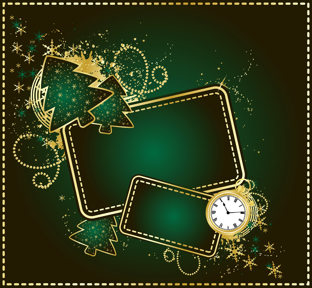 Green and Gold Christmas Background​ | Gallery Yopriceville - High-Quality  Free Images and Transparent PNG Clipart