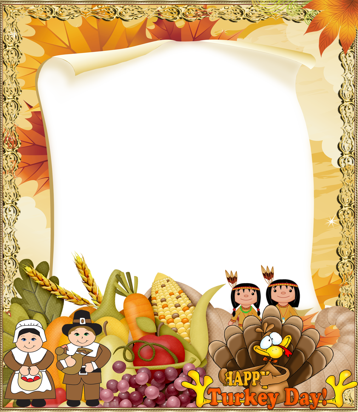 thanksgiving borders and frames