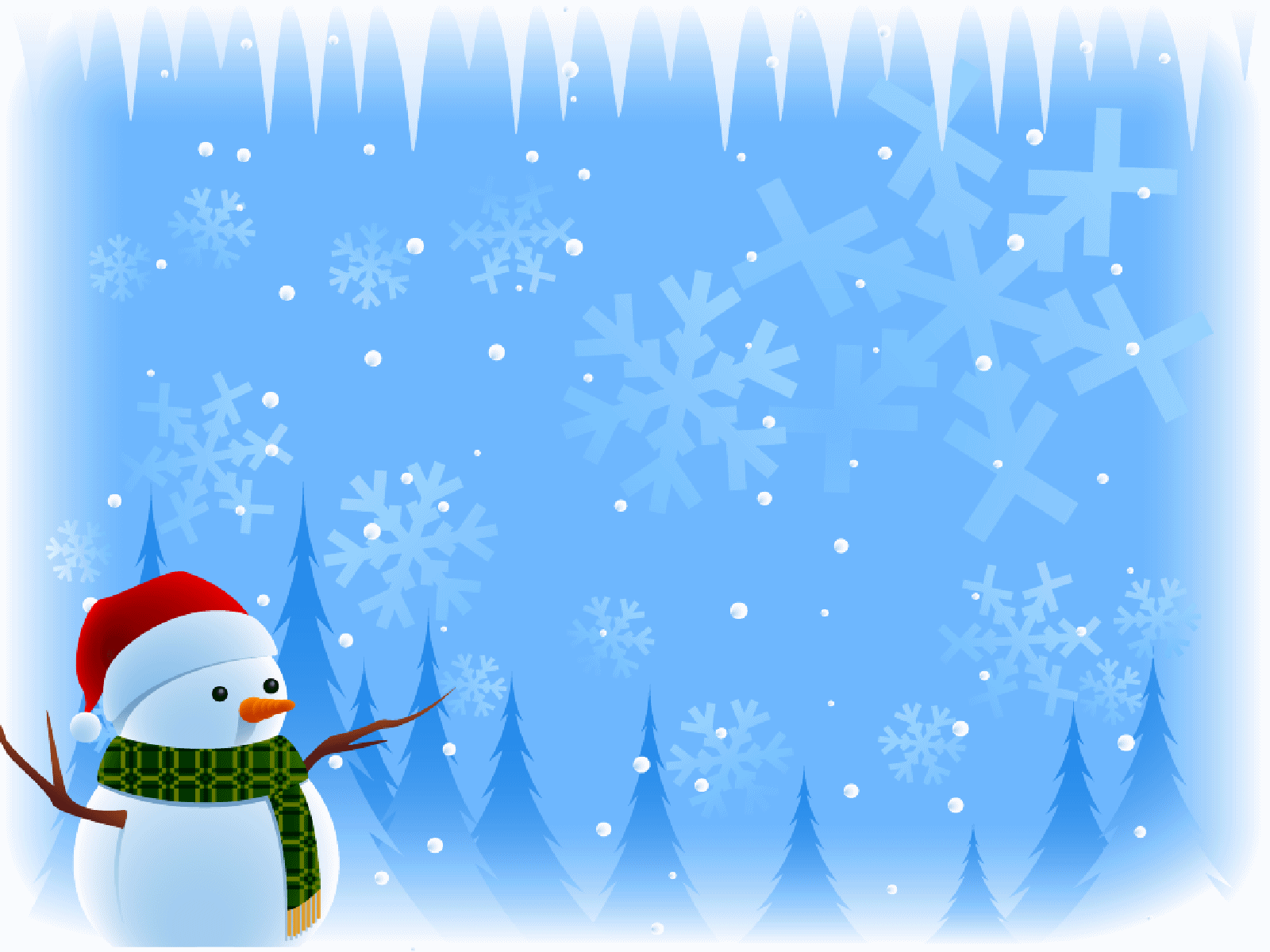 christmas snowman backgrounds