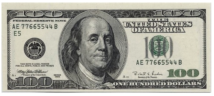 one dollar png