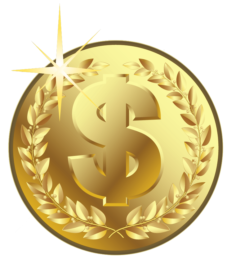 gold coins clipart