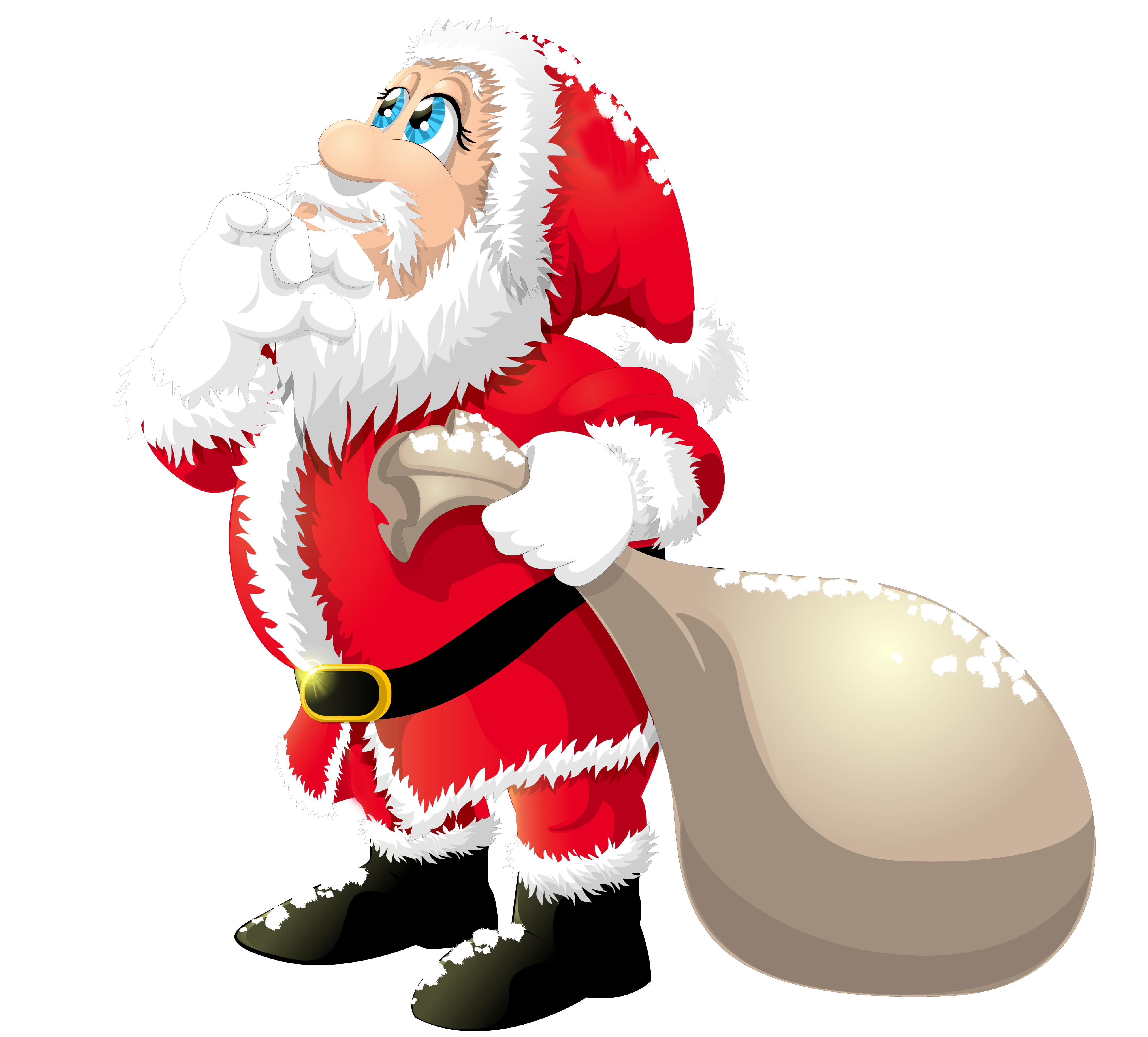 cute santa claus clipart