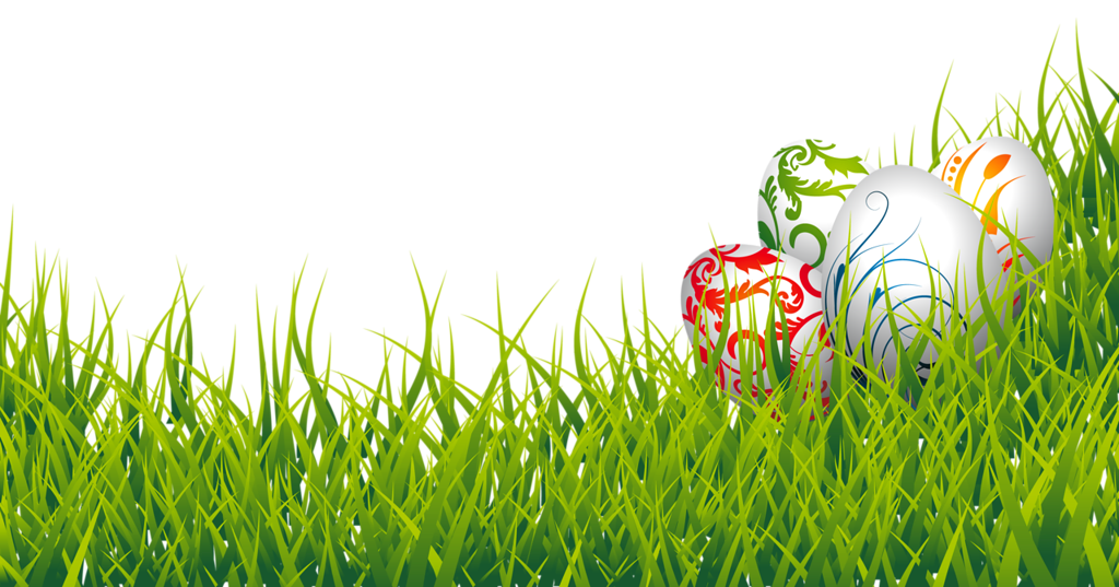 Easter eggs on grass 8489747 PNG