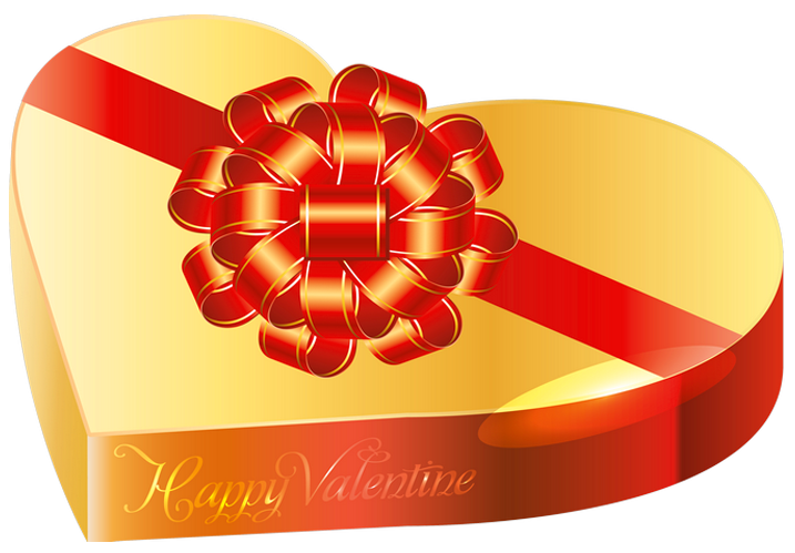 valentine animated chocolate box clipart