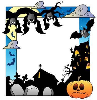 halloween clipart frames