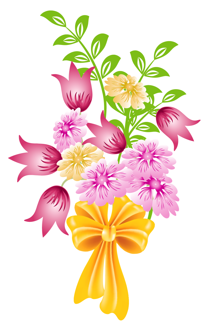 spring flower bouquet clip art