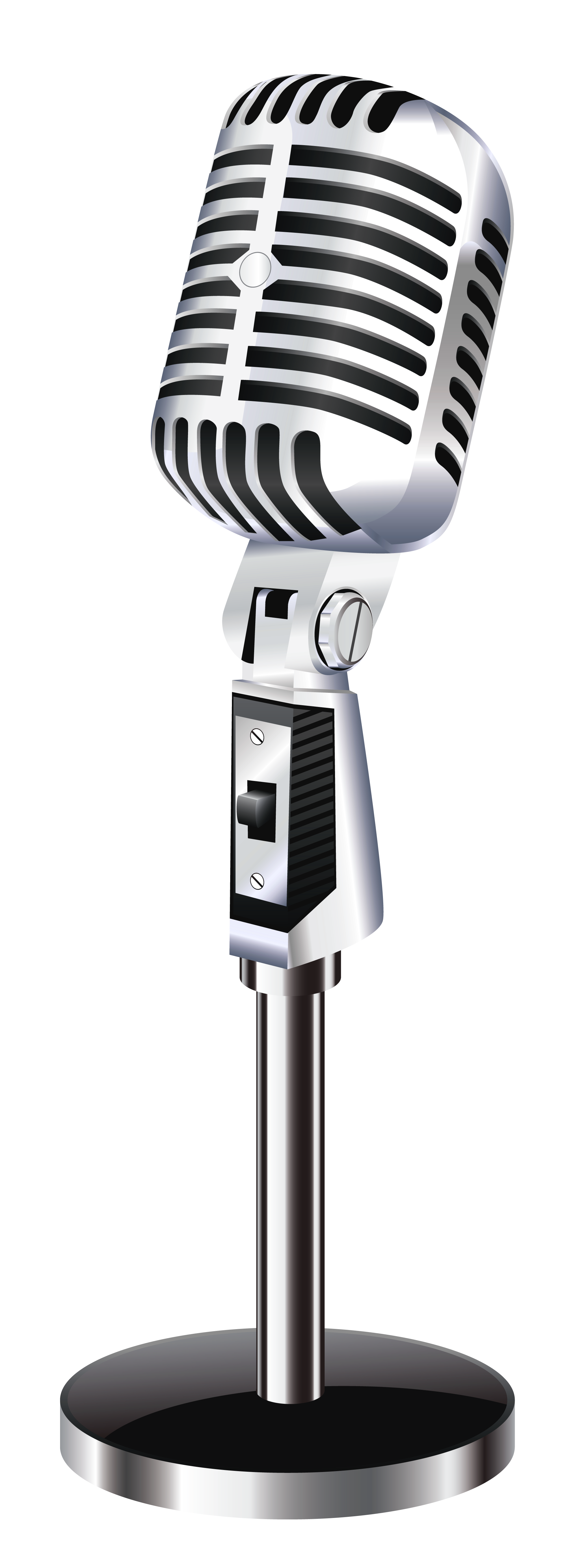 vintage microphone art png