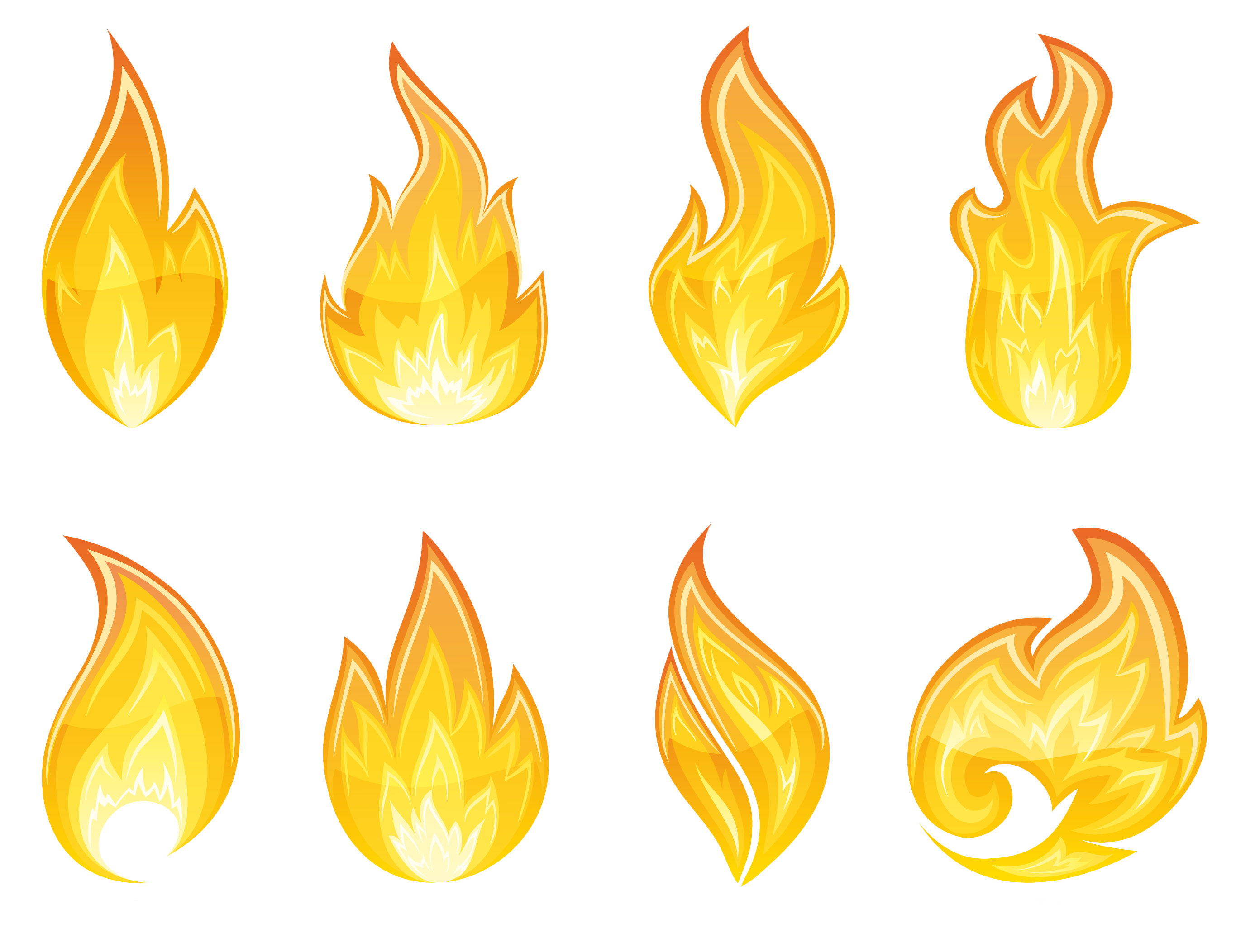 fire flame clipart