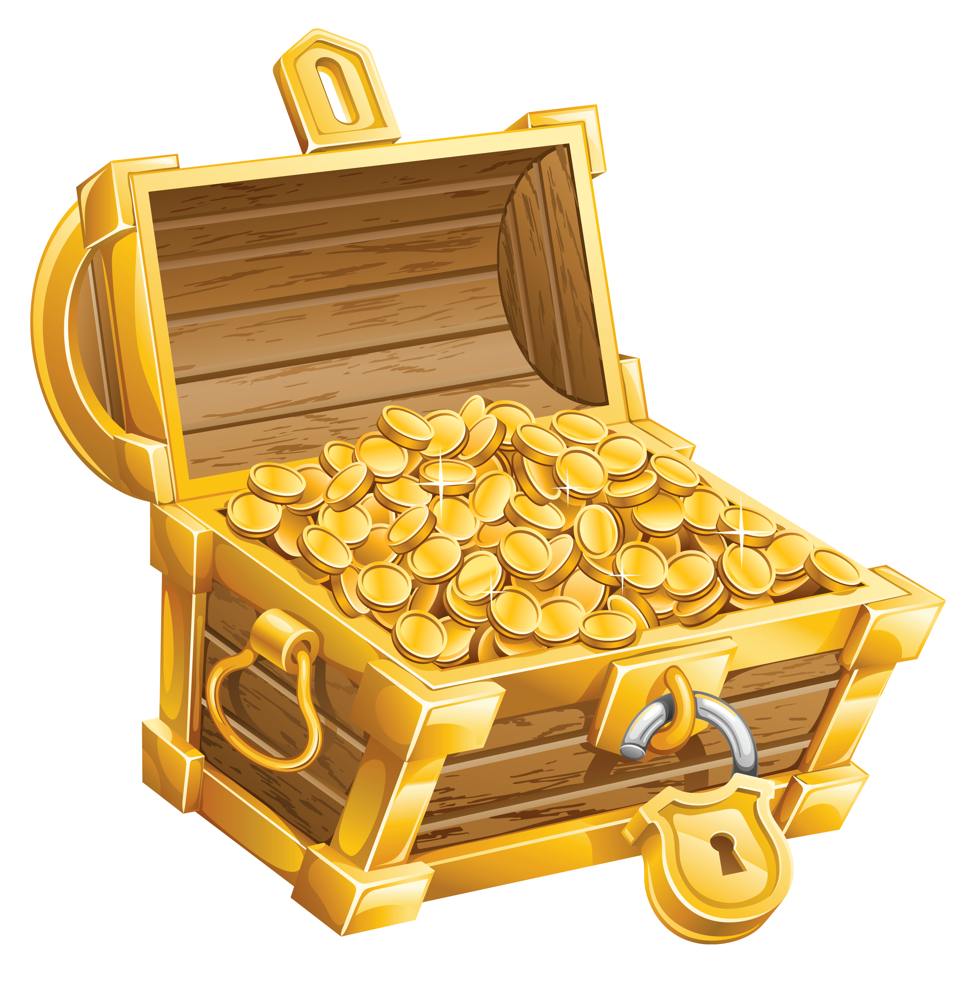 Gold Coins Treasure Chest PNG Clipart Picture​  Gallery Yopriceville -  High-Quality Free Images and Transparent PNG Clipart