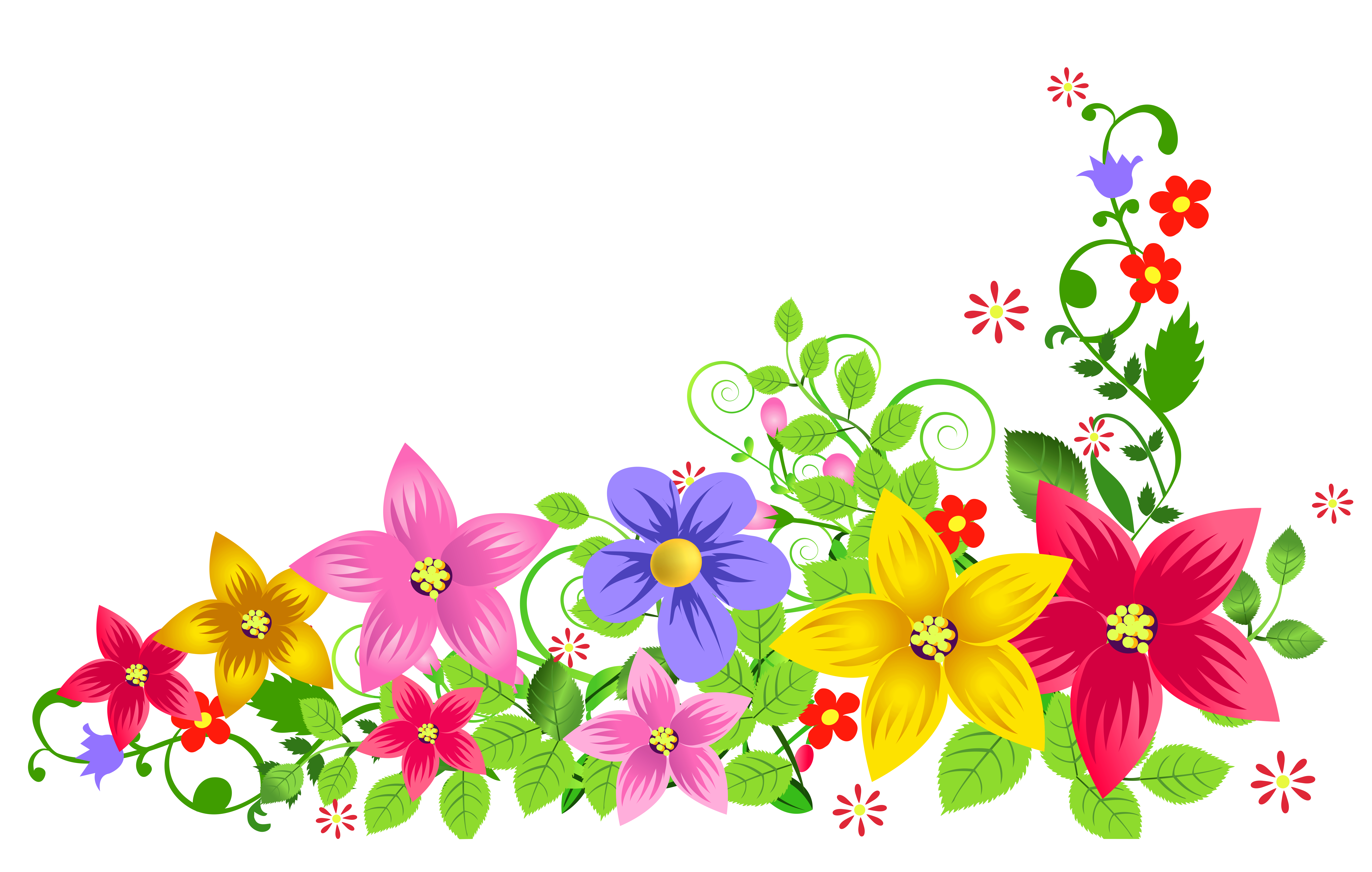 Green Floral Deco PNG Clipart​  Gallery Yopriceville - High-Quality Free  Images and Transparent PNG Clipart