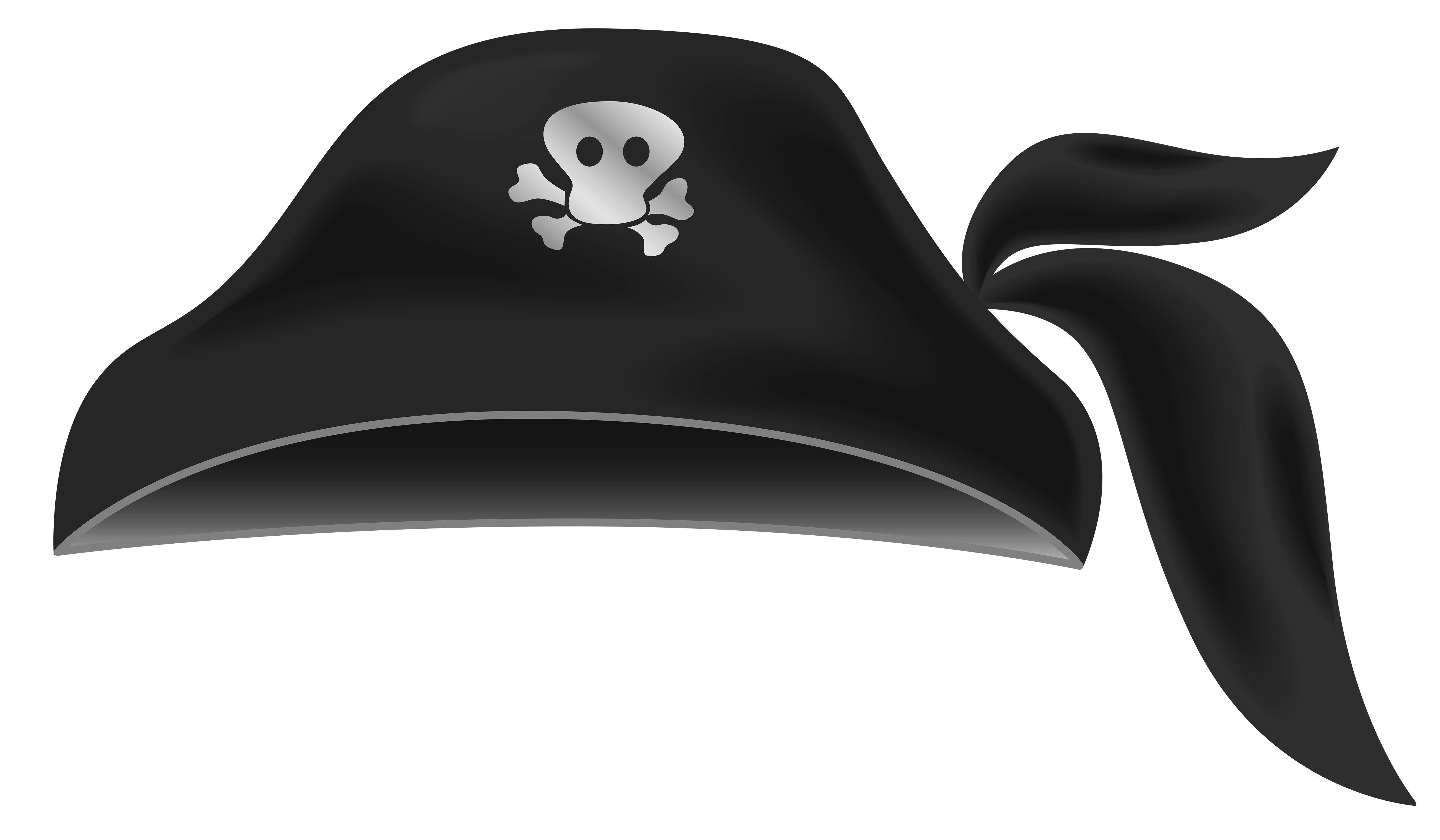 hat clipart black and white