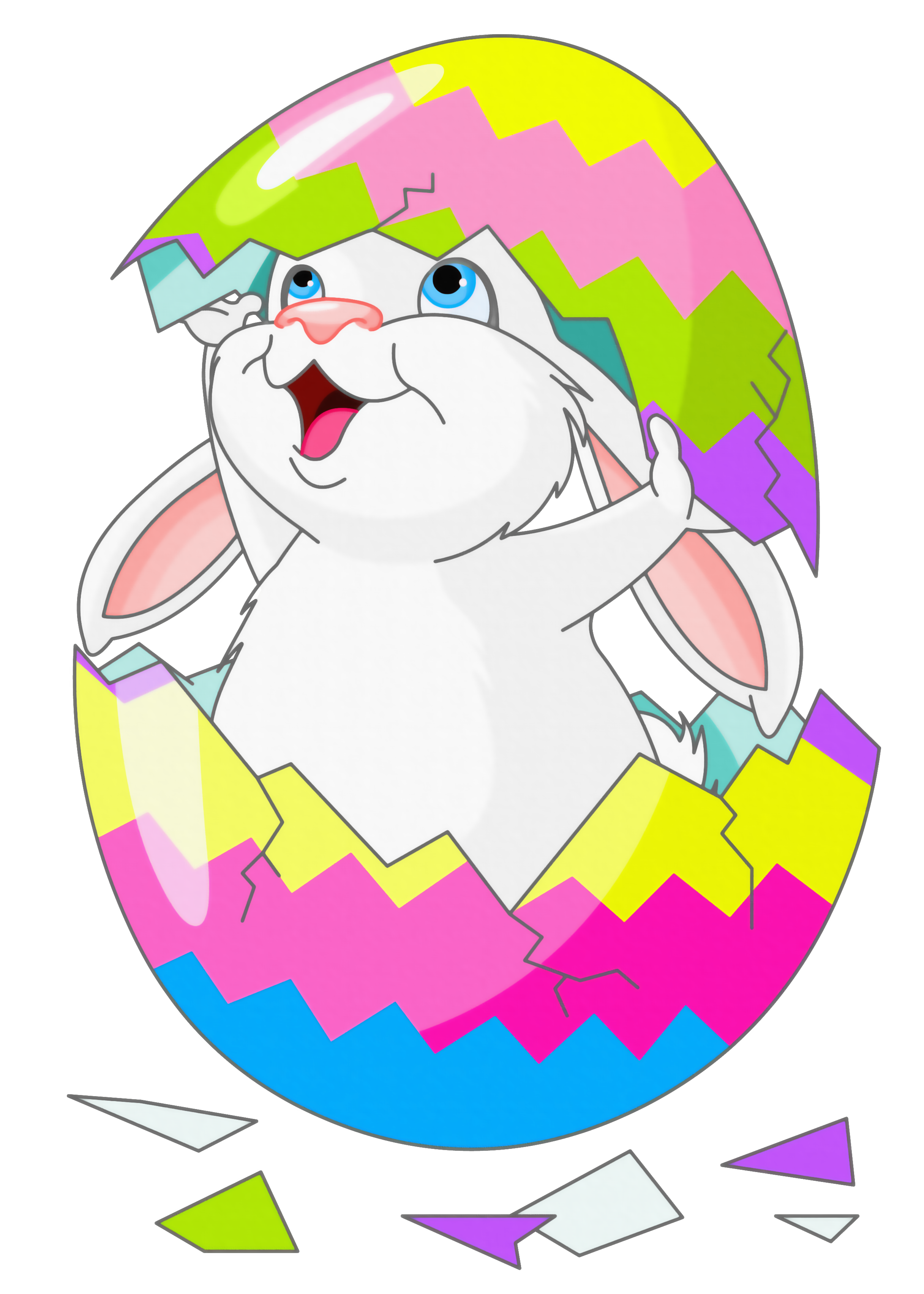 happy easter bunny clip art