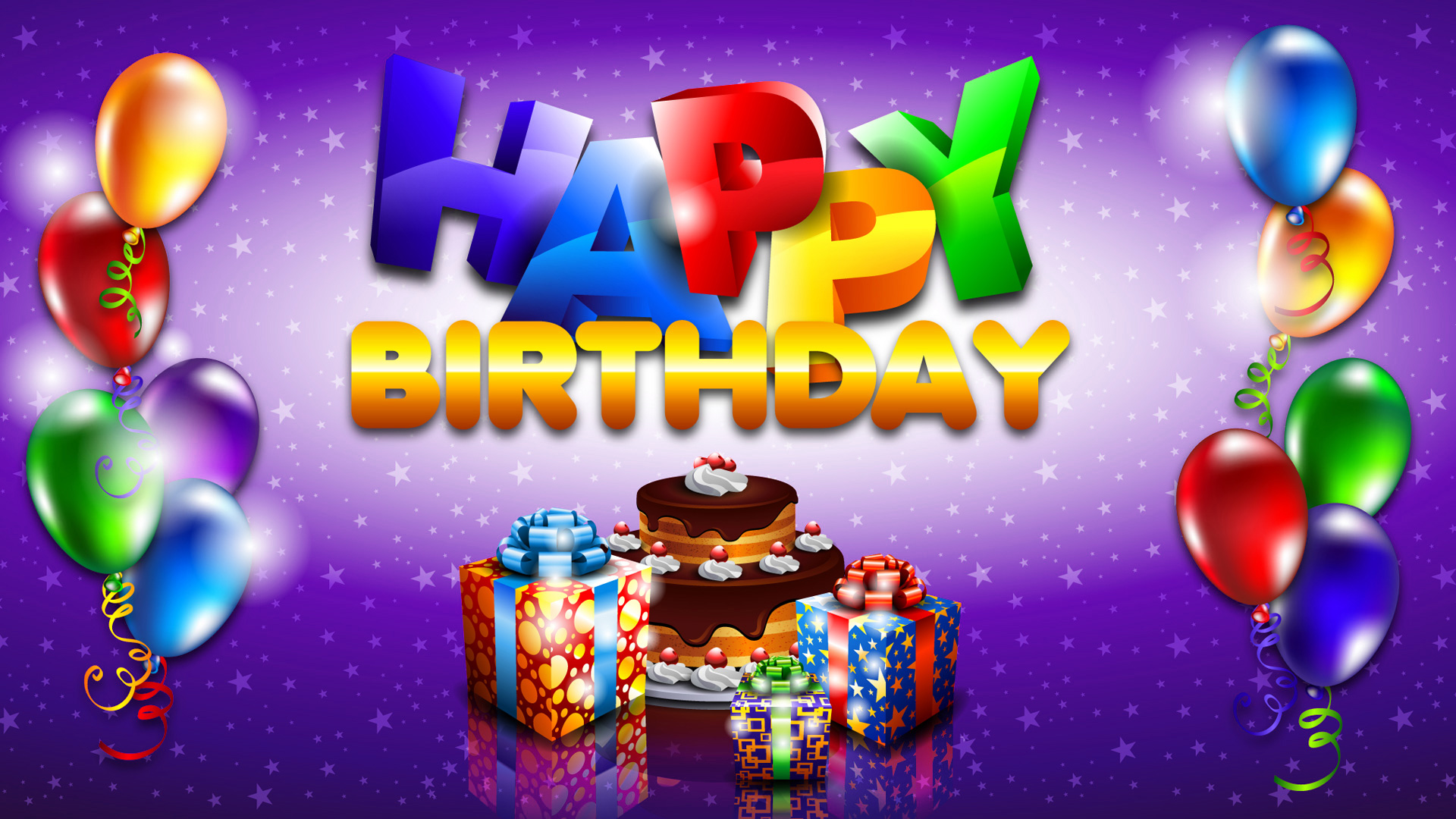 happy birthday wallpaper 3d