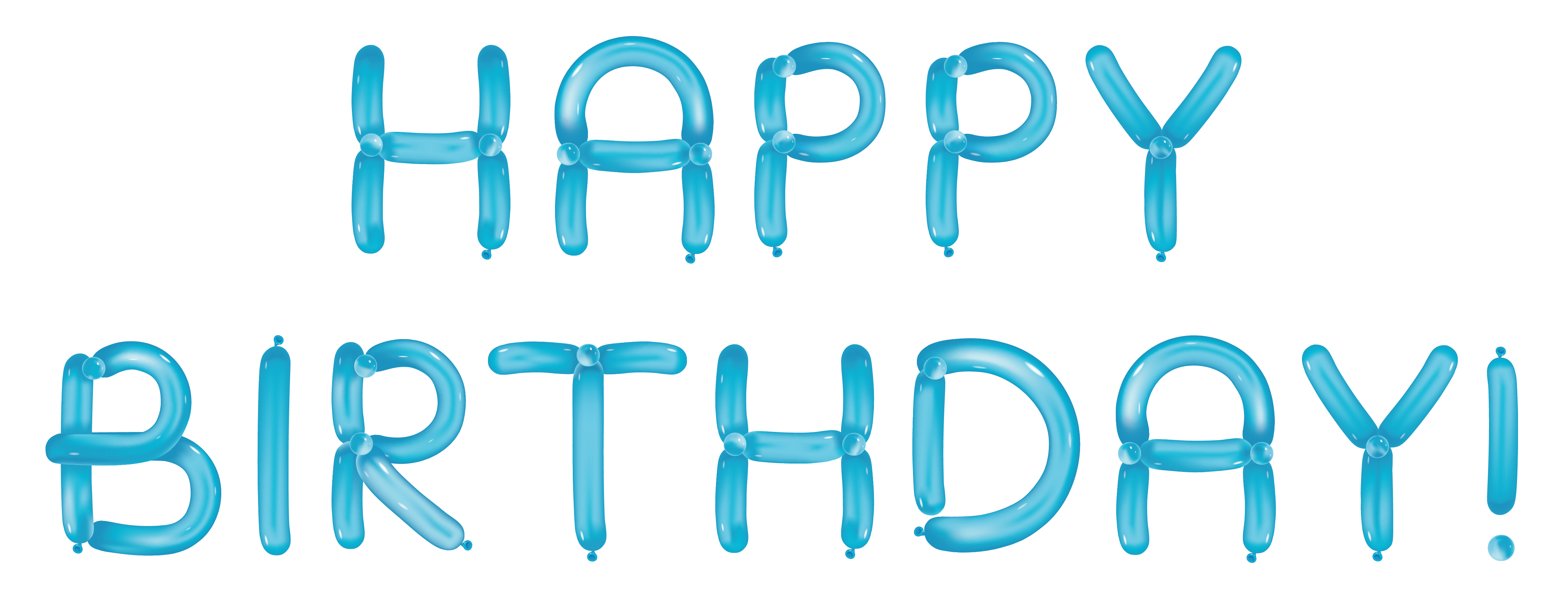 happy birthday with blue balloons transparent clipart gallery yopriceville high quality images and transparent png free clipart