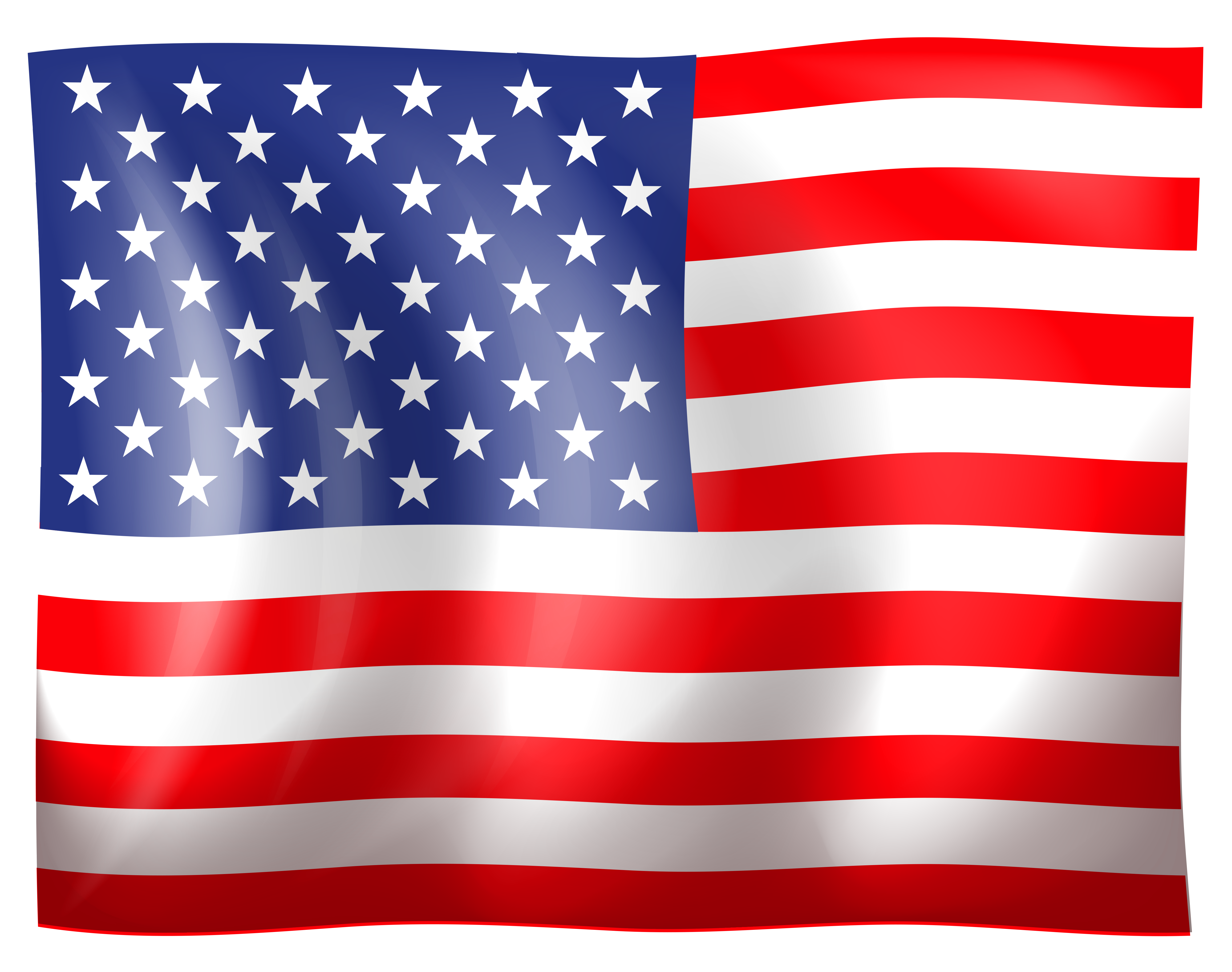 clipart picture of american flag