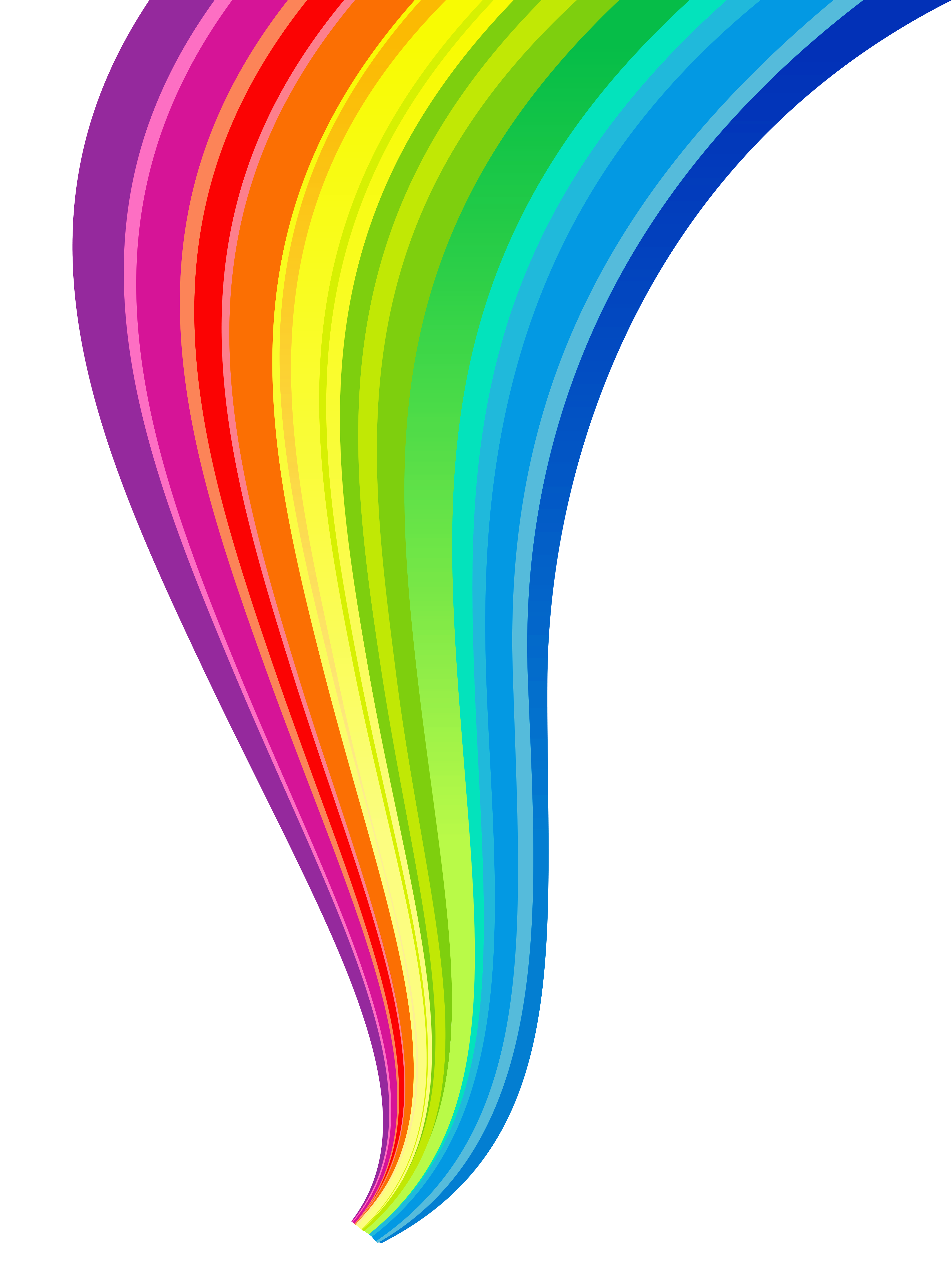 PNG Image Of Rainbow Line Transparent With A Clear Background - Image ID  48389