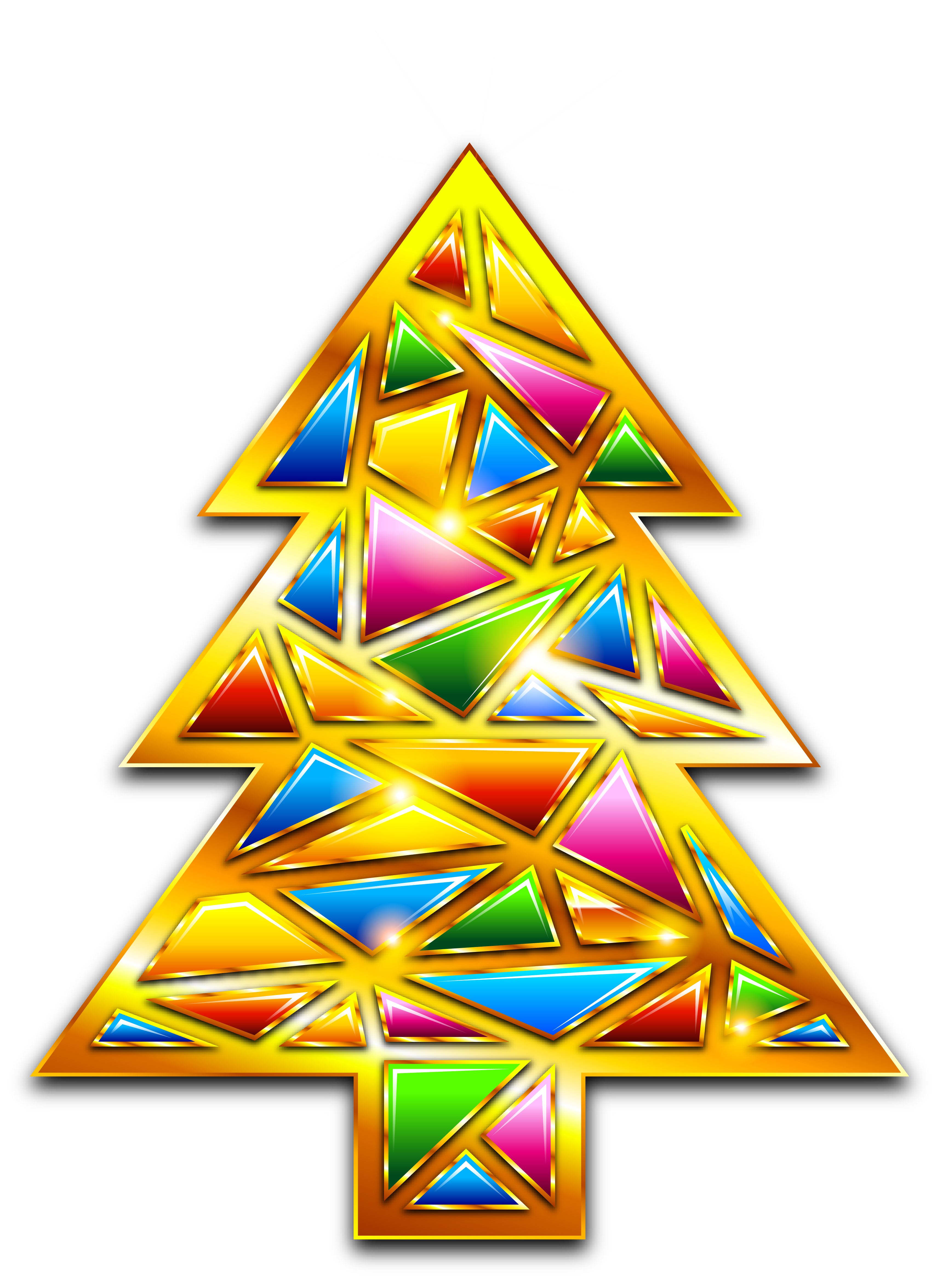 Gold Christmas Mosaic Tree Transparent PNG Clipart​  Gallery Yopriceville  - High-Quality Free Images and Transparent PNG Clipart