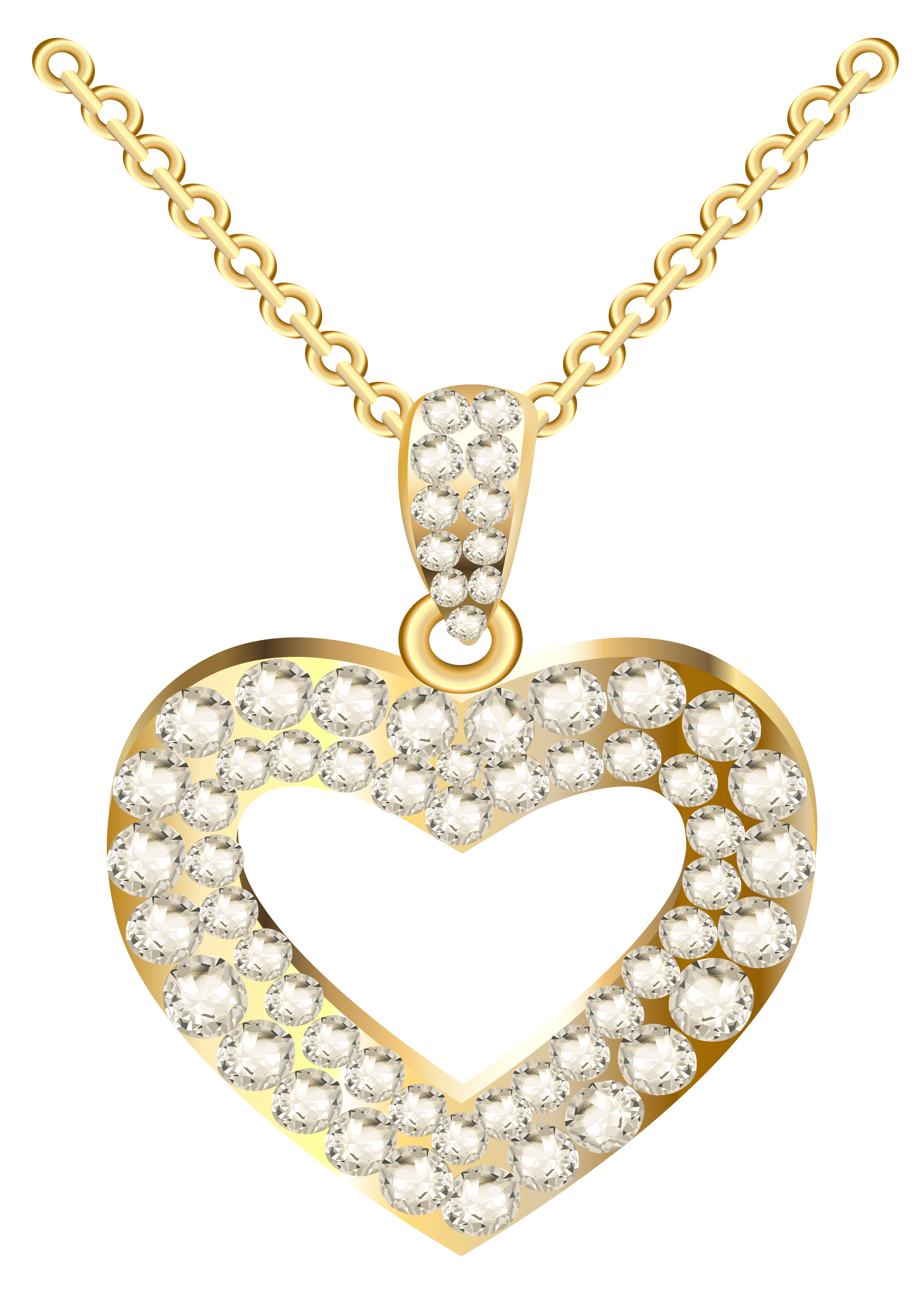 heart necklace png