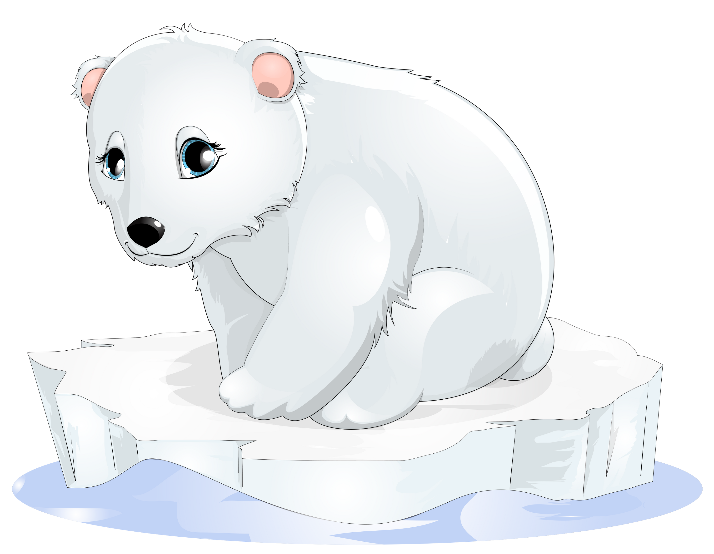 Polar Bear Clip Art Border