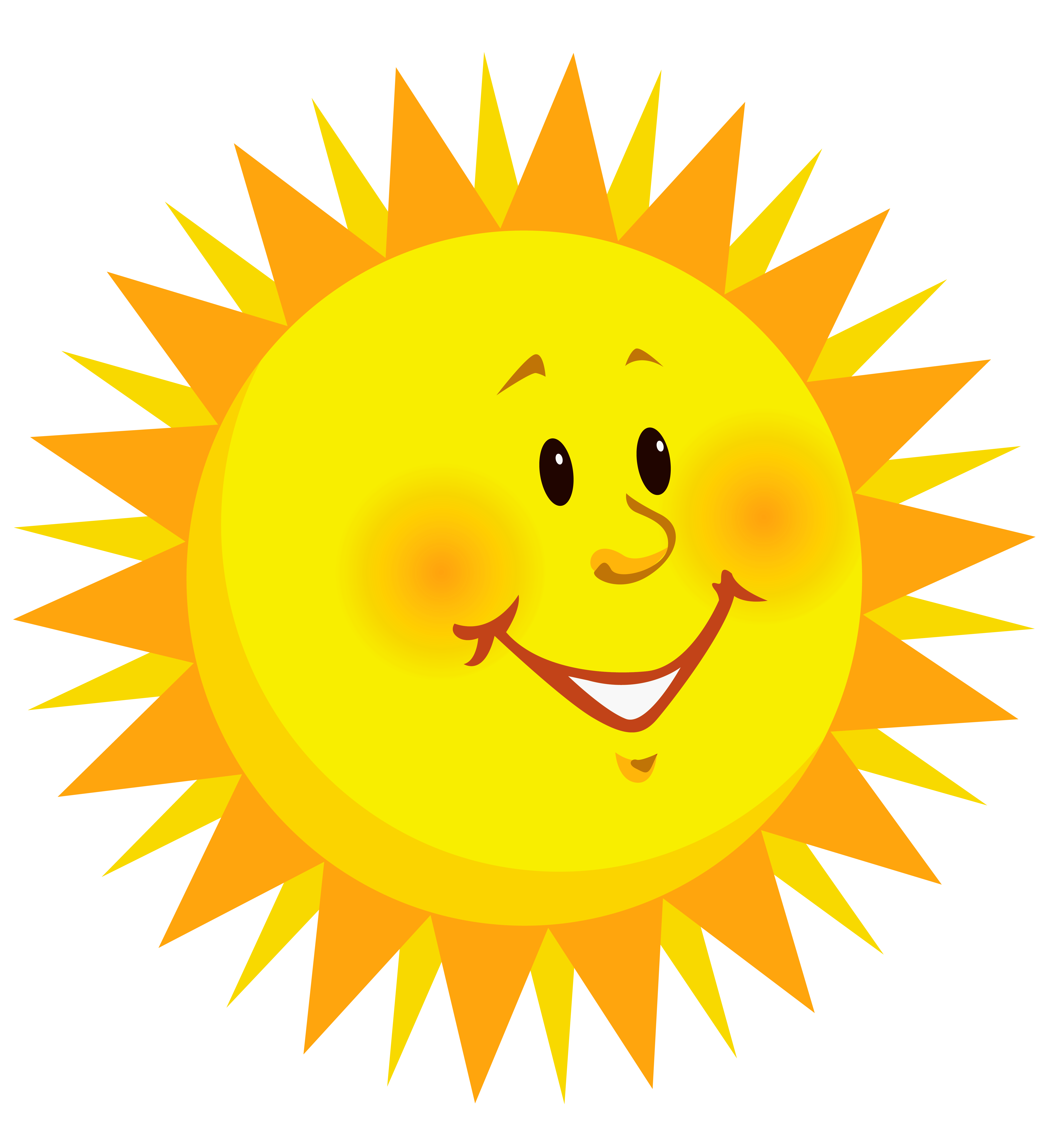 sun clipart transparent background