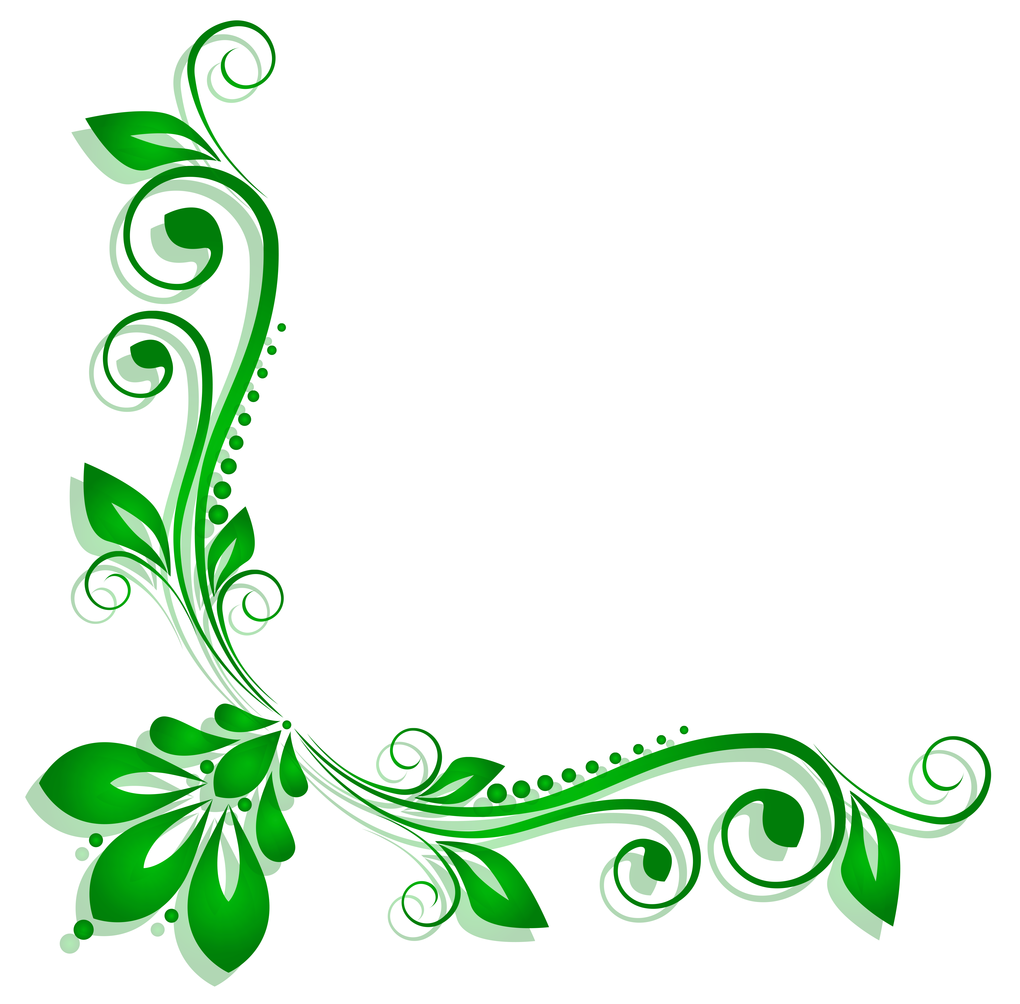 Green Floral Deco Png Clipart Gallery Yopriceville High Quality Images And Transparent Png Free Clipart