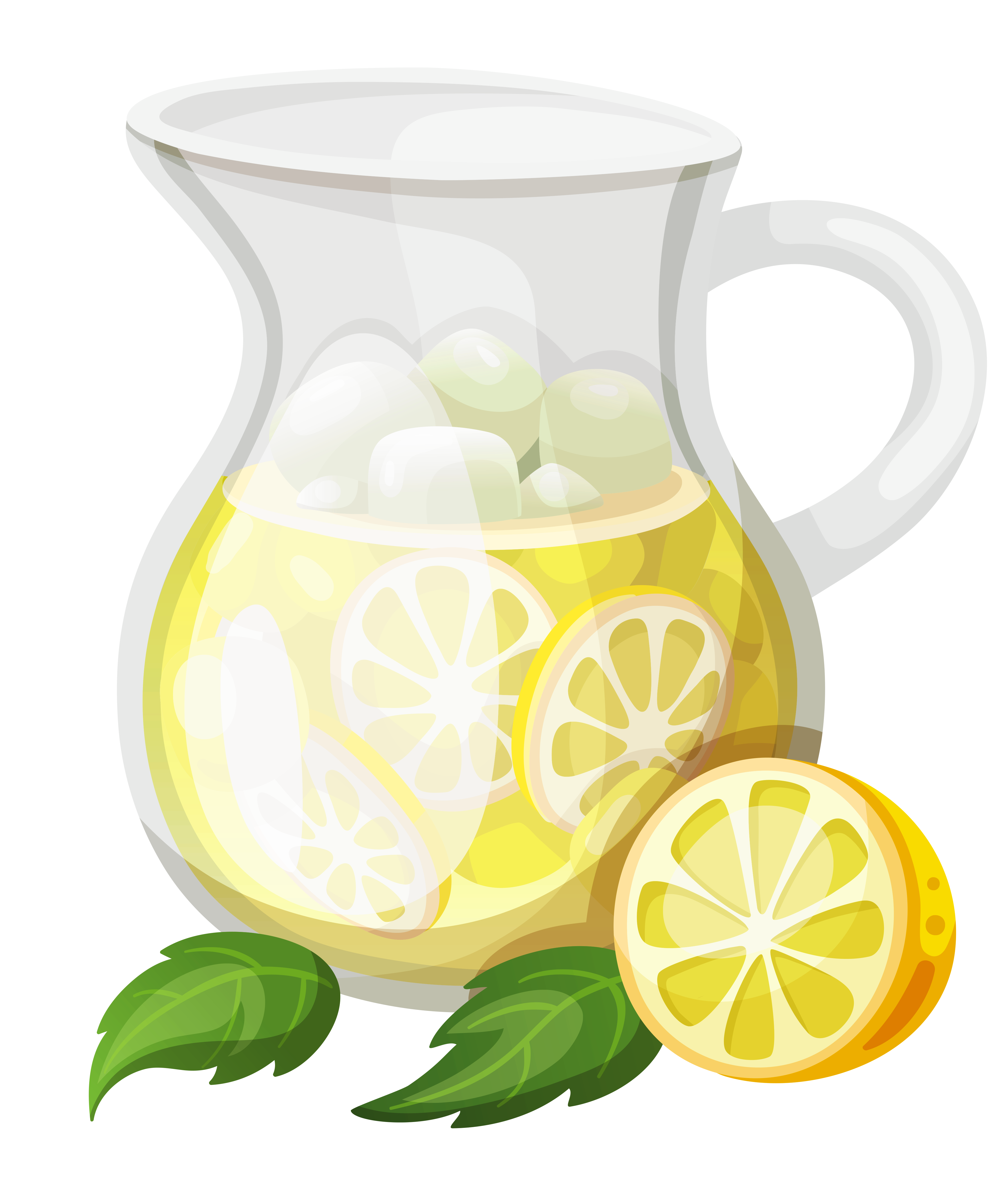 Lemon Clipart Lemonade Pitcher - Lemonade Transparent PNG