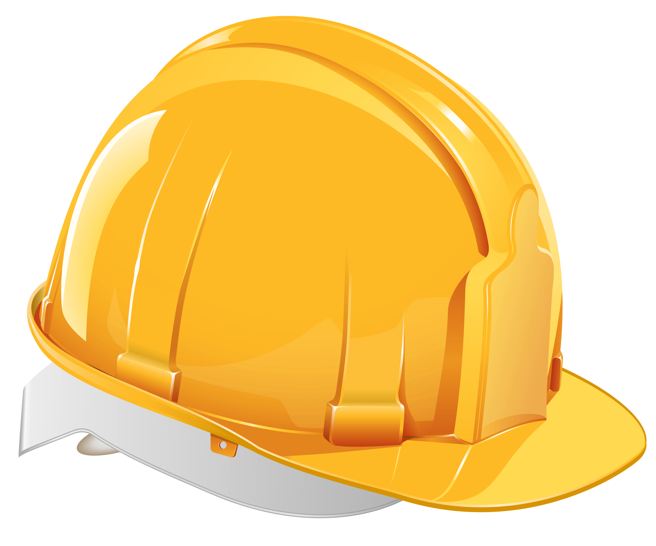 with hard hat on clipart