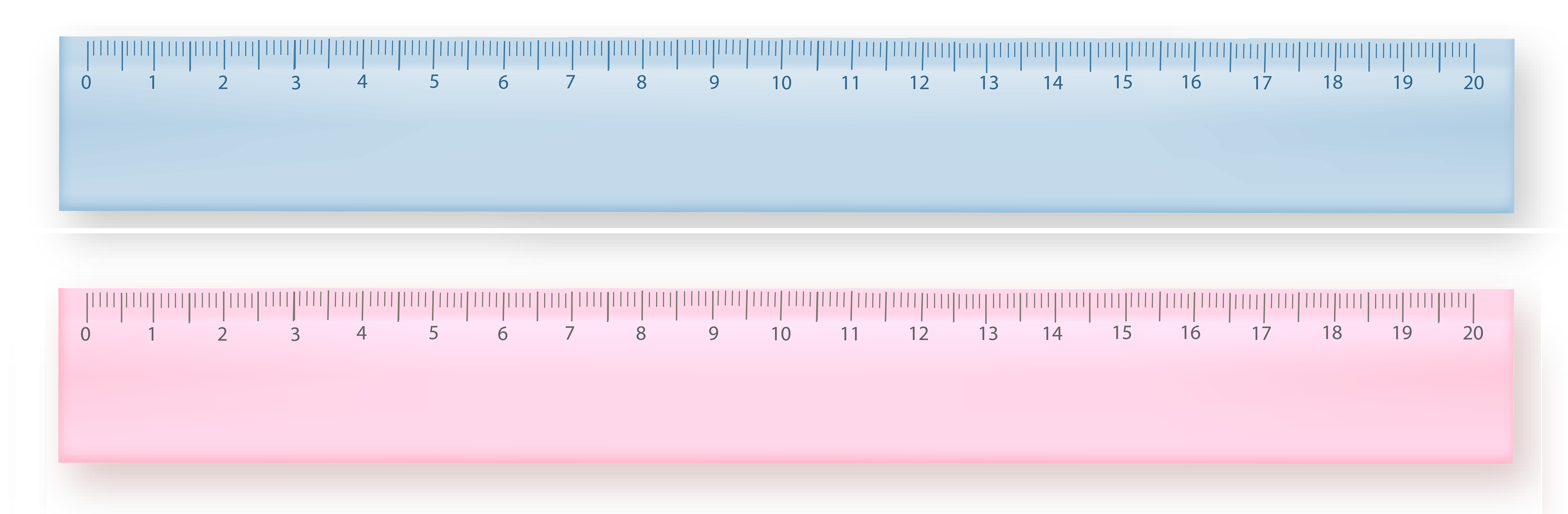 Pink Ruler Clip Art - Pink Ruler Vector Image