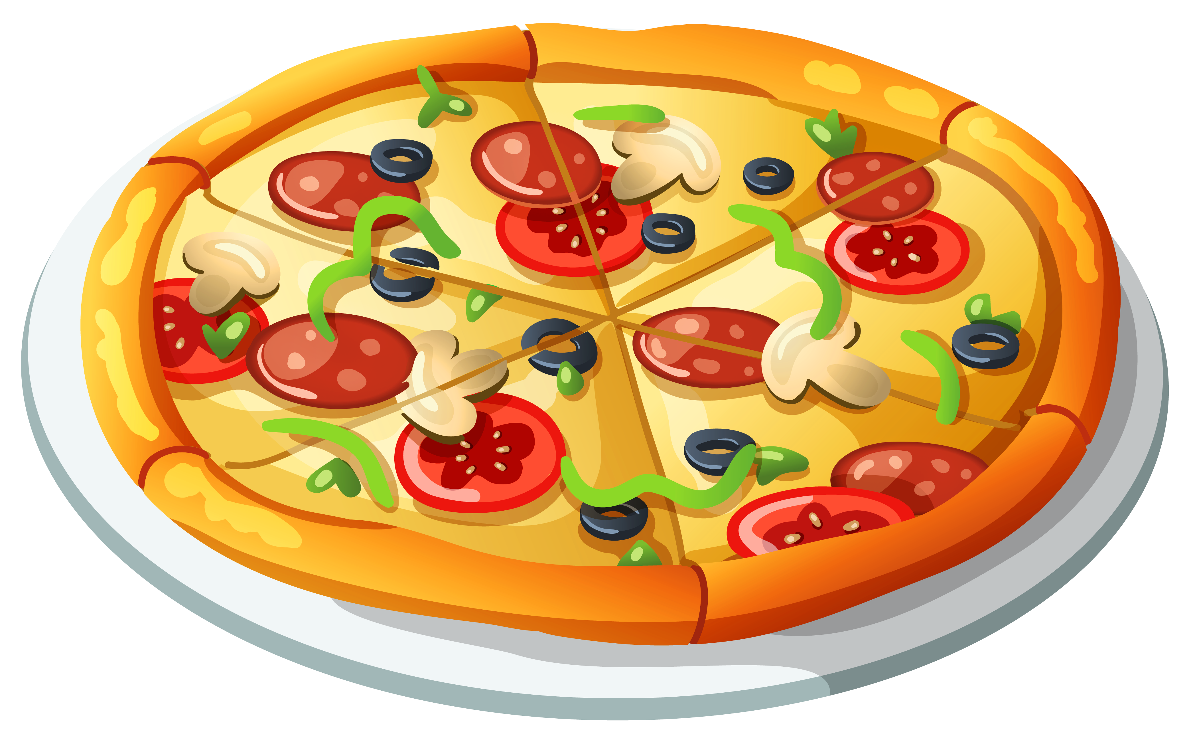 free clipart pizza