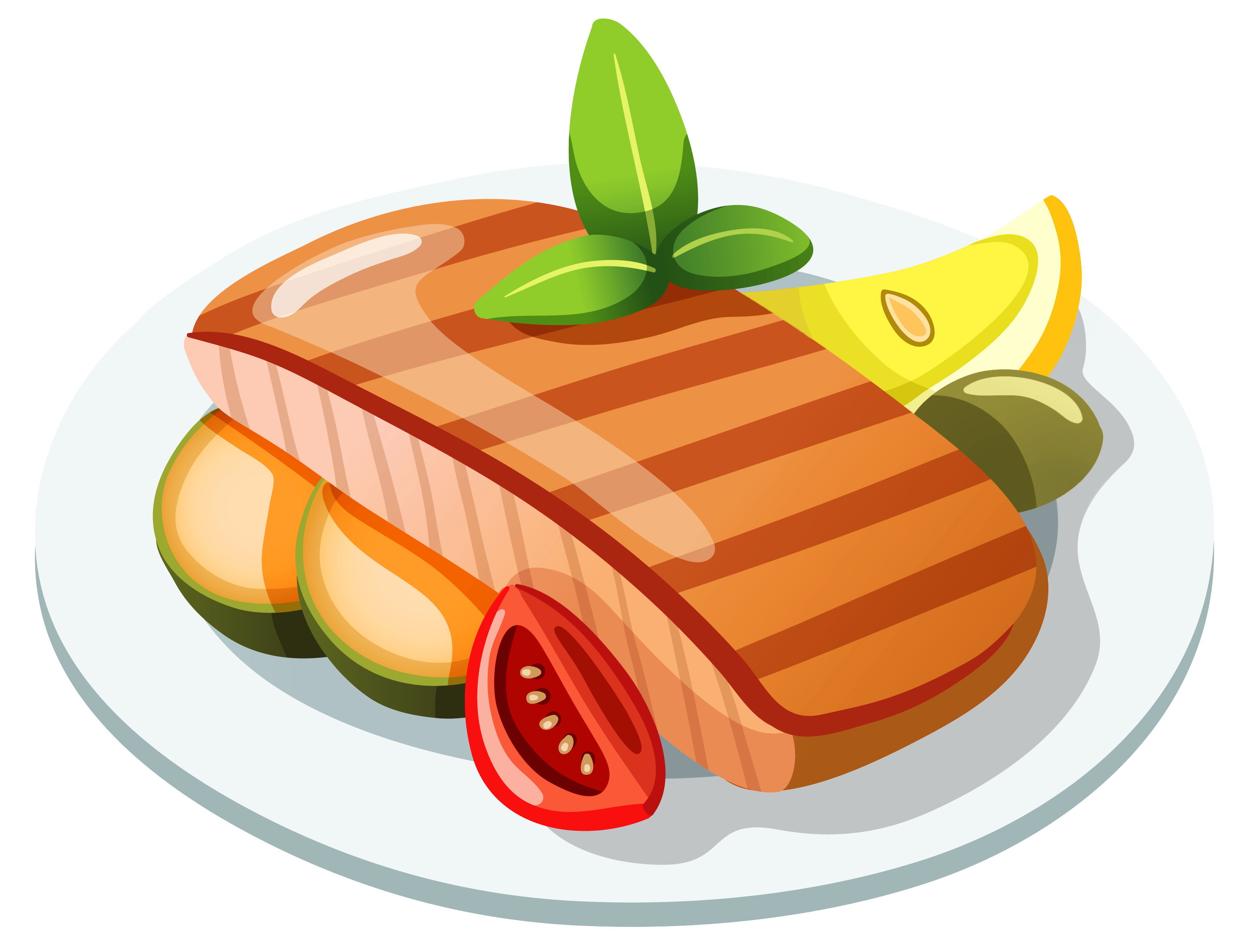 grilled steak clipart