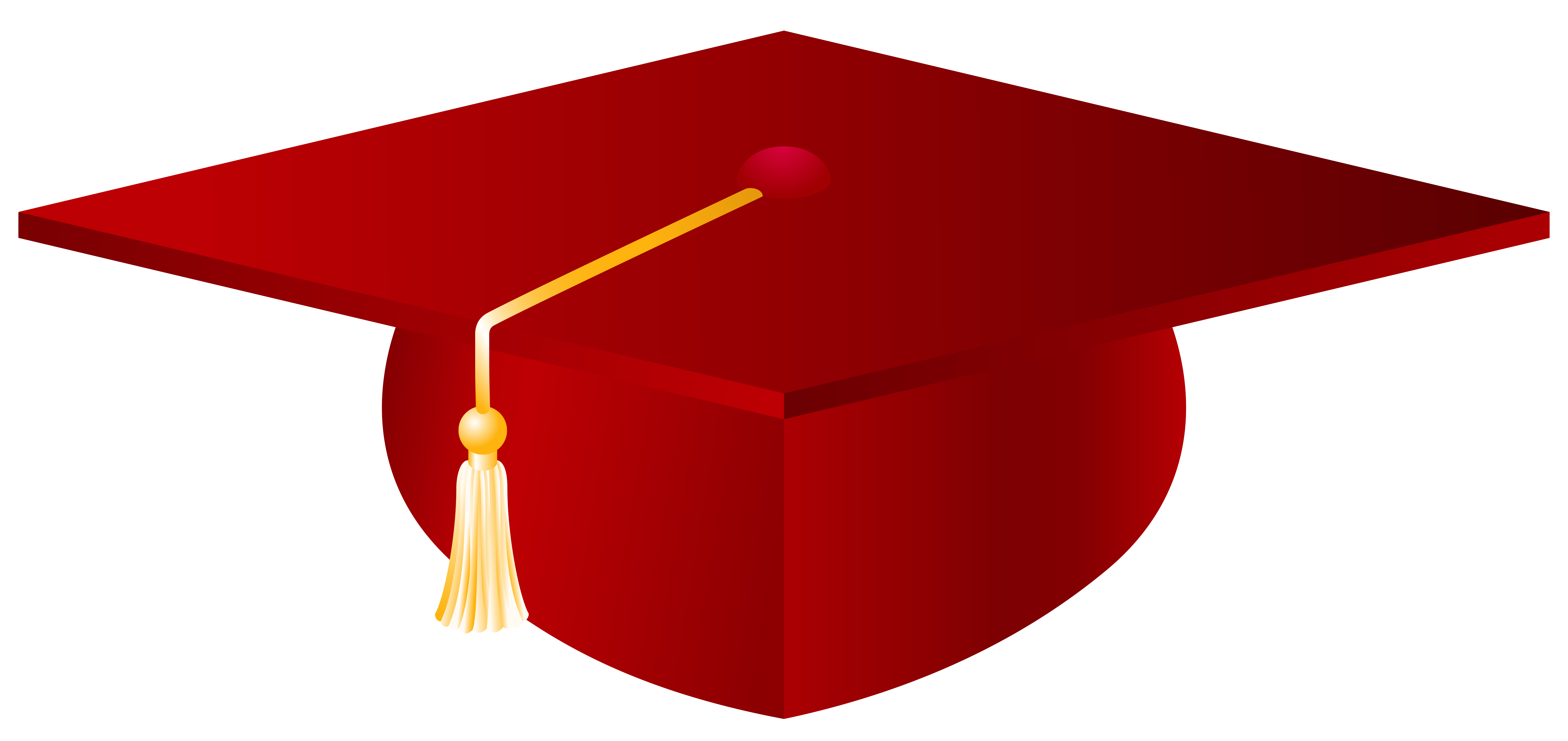 Graduation Cap Red Png Free Png Image