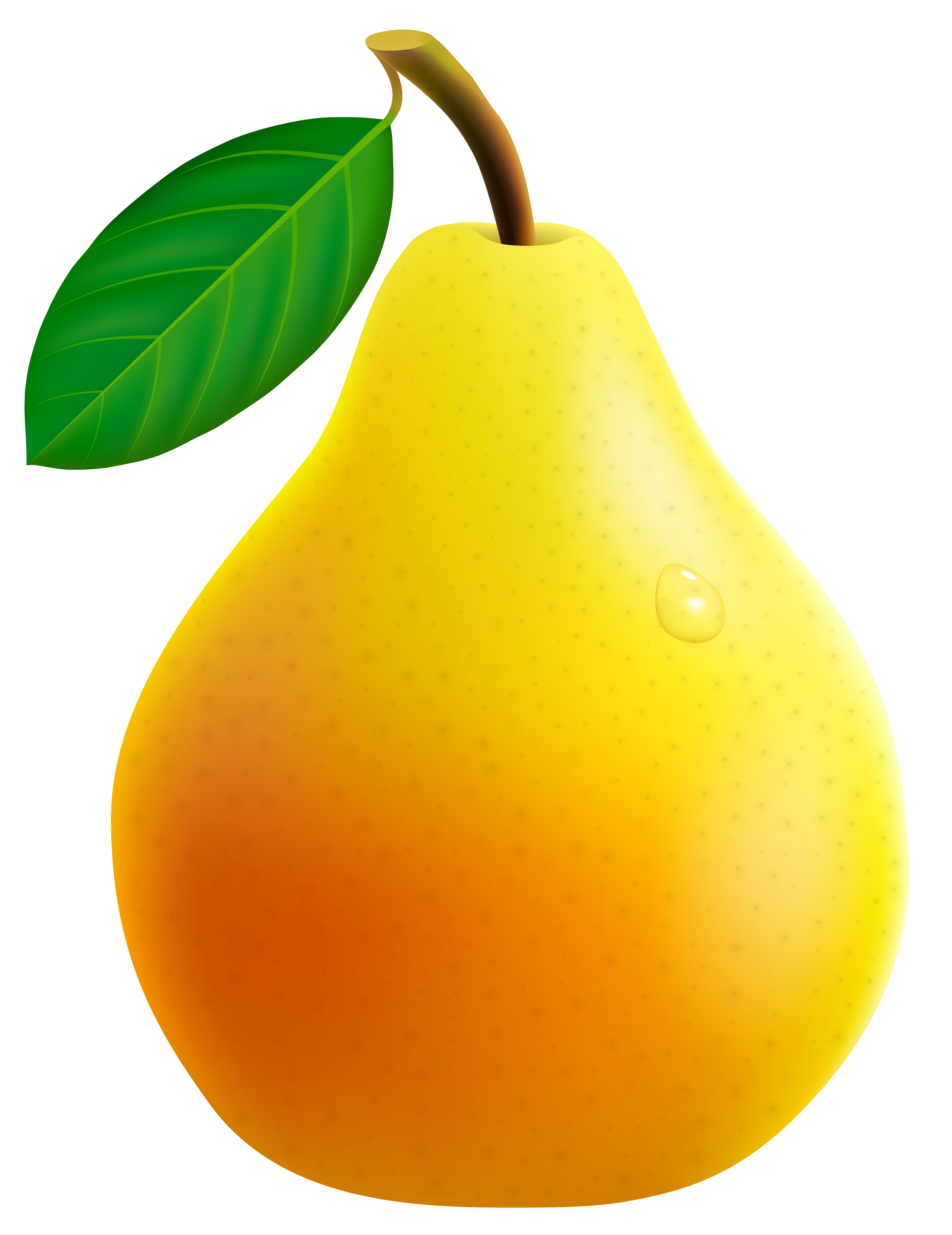 Yellow Pear Fruit