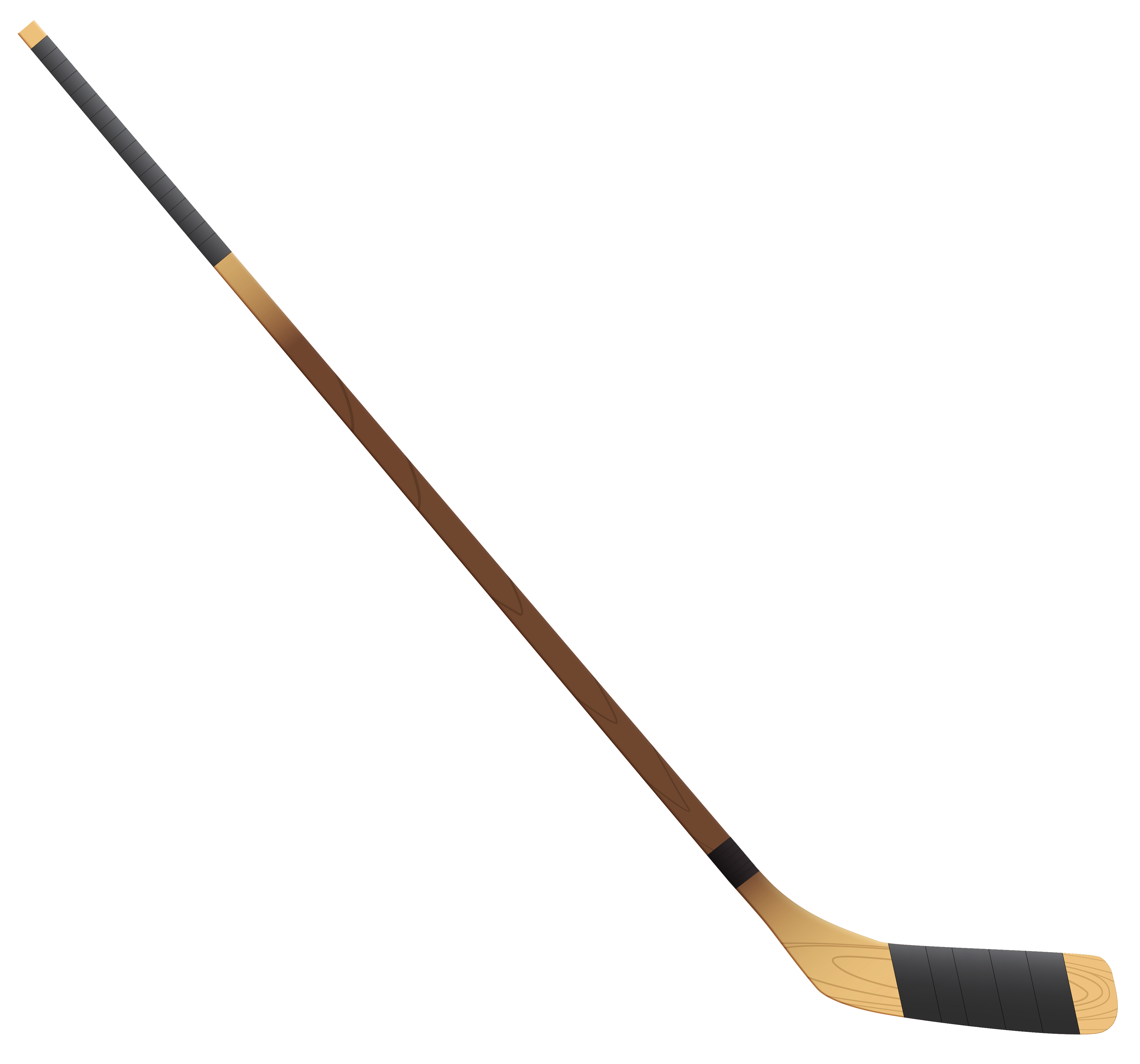 hockey bat and ball drawing